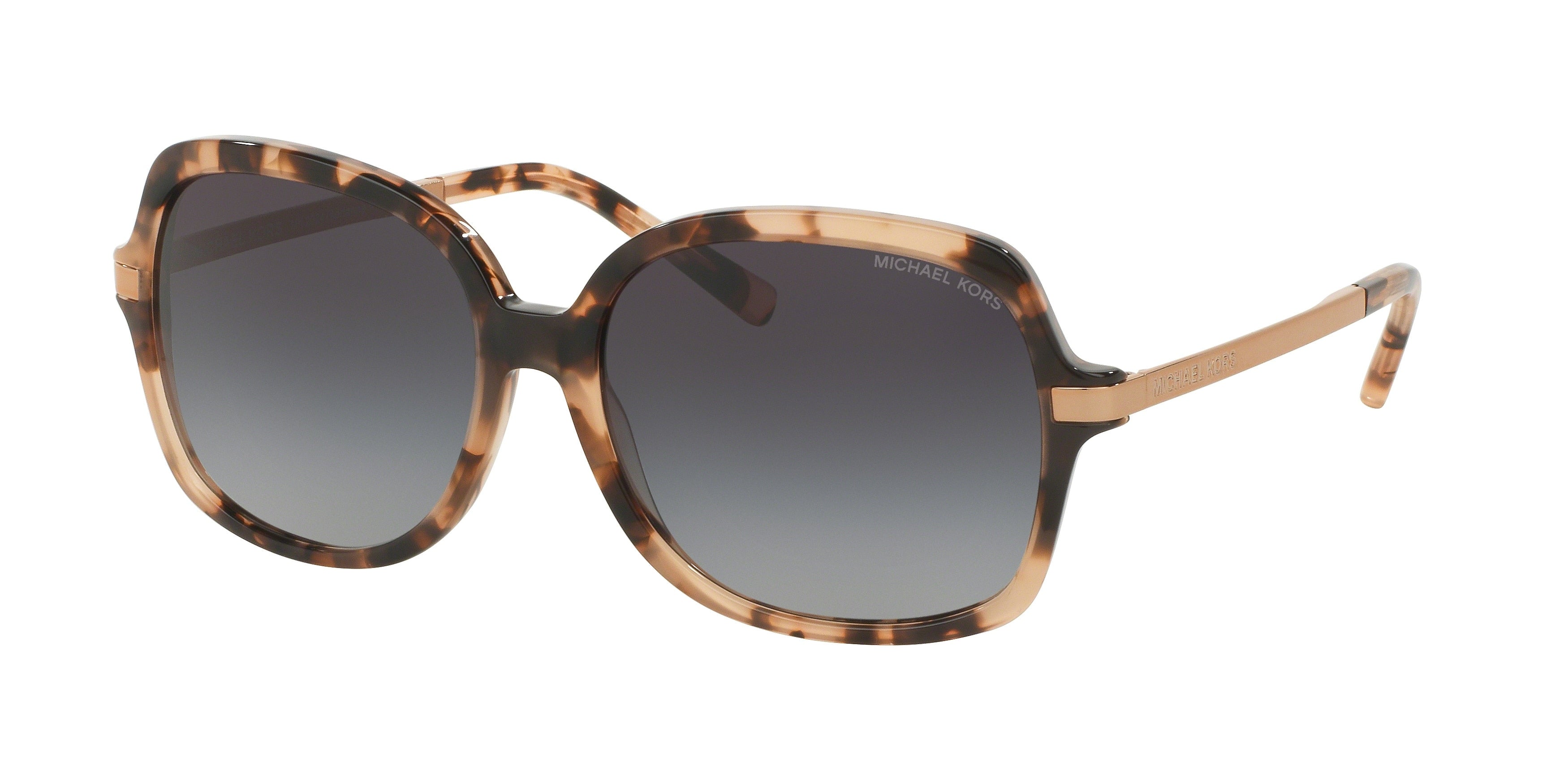 Michael Kors ADRIANNA II MK2024 Square Sunglasses 316213-Pink Tortoise 57-135-16 - Color Map Tortoise