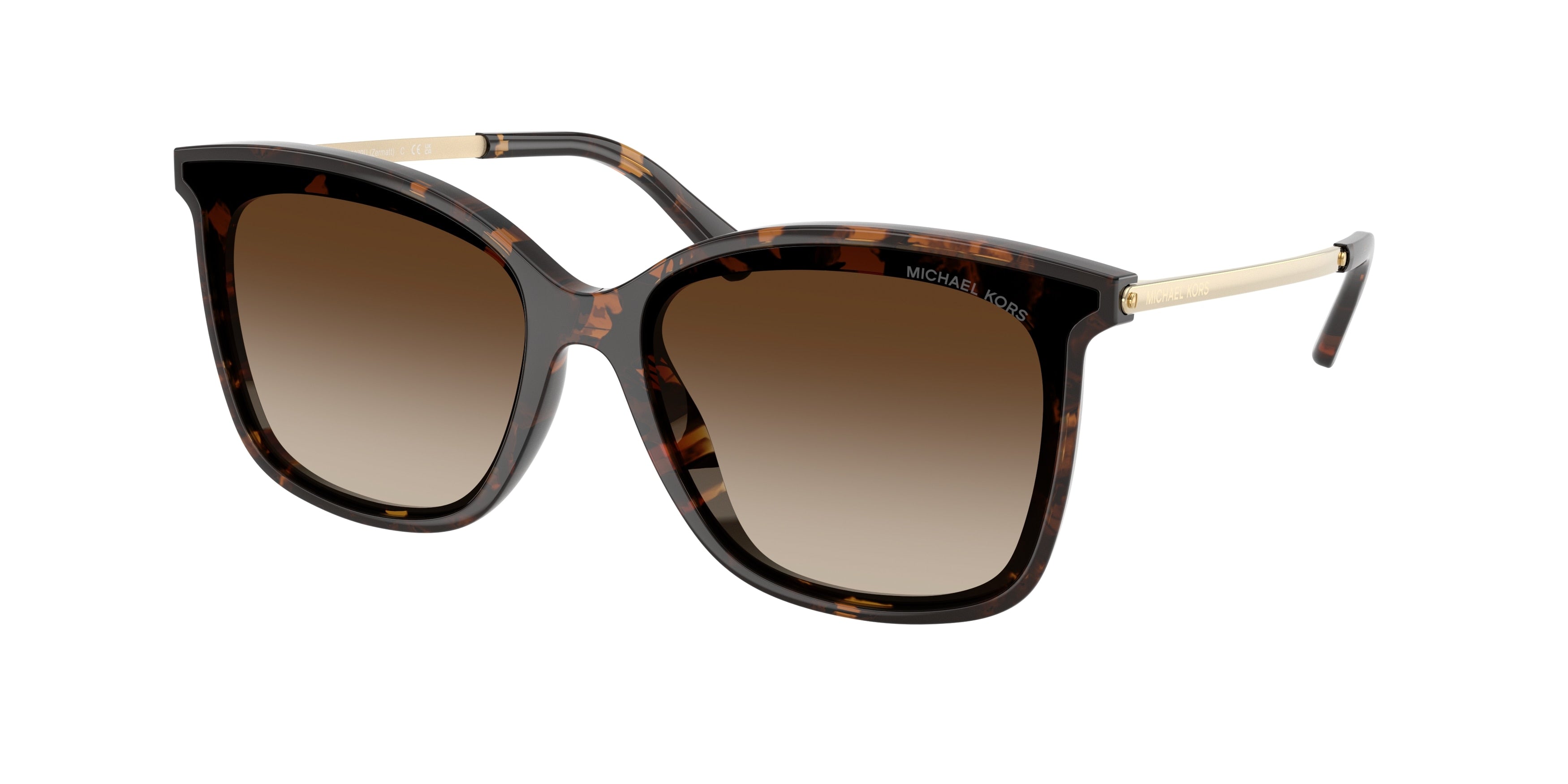 Michael Kors ZERMATT MK2079U Square Sunglasses 333313-Dark Tortoise 61-140-17 - Color Map Tortoise