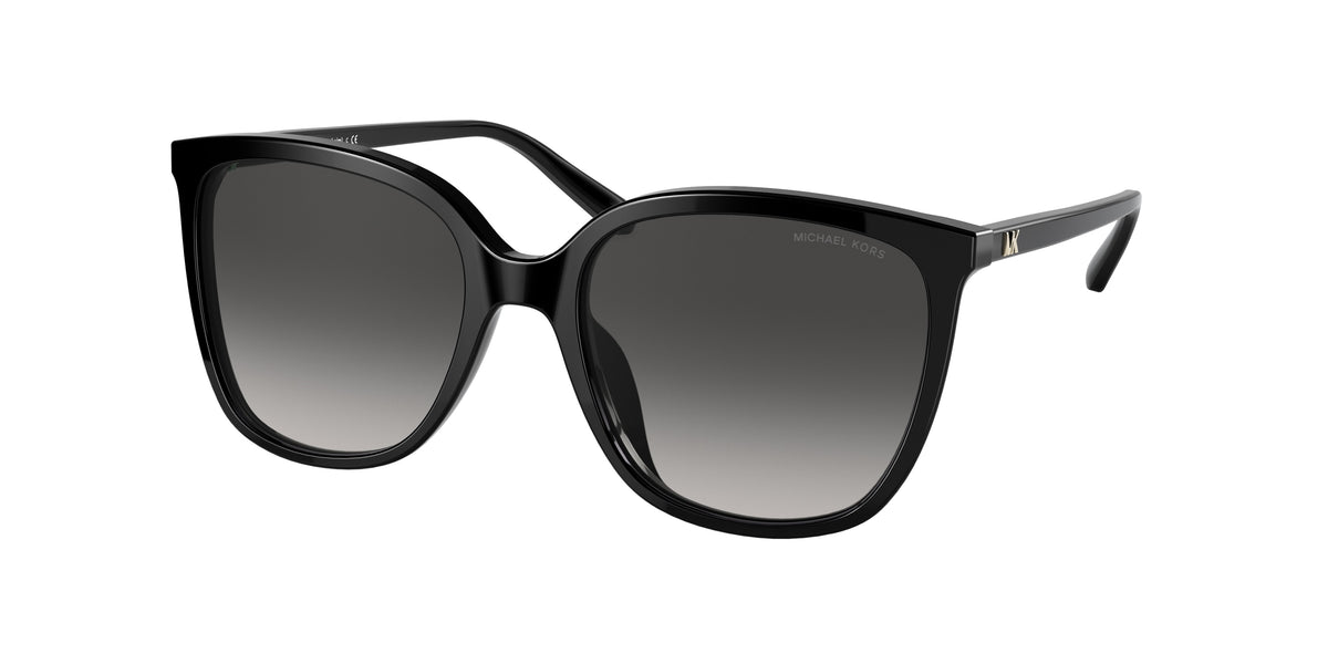 Michael Kors ANAHEIM MK2137U Square Sunglasses 30058G-Black 57-140-18 - Color Map Black