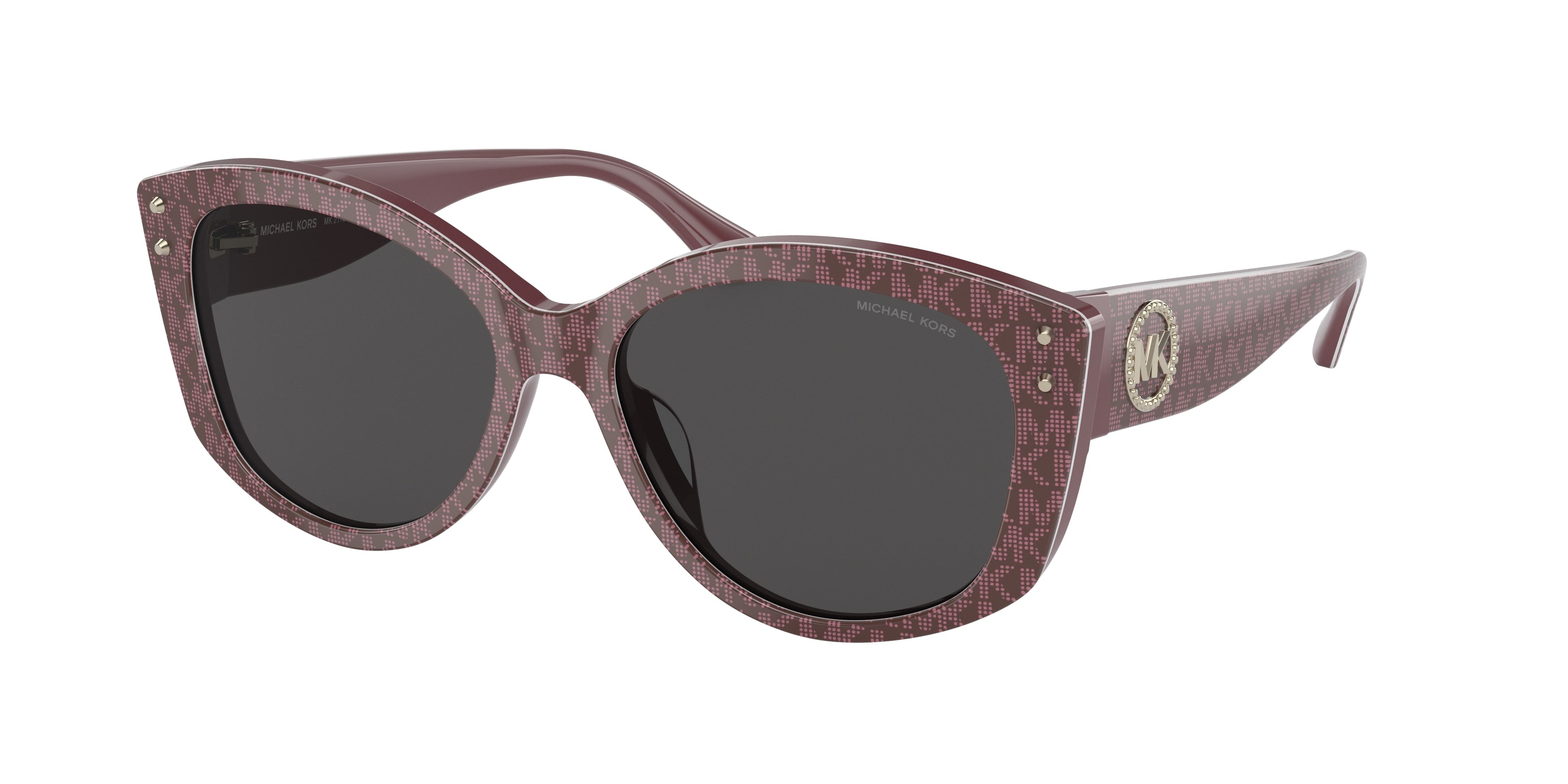 Michael Kors CHARLESTON MK2175U Irregular Sunglasses 392387-Merlot 54-140-16 - Color Map Violet