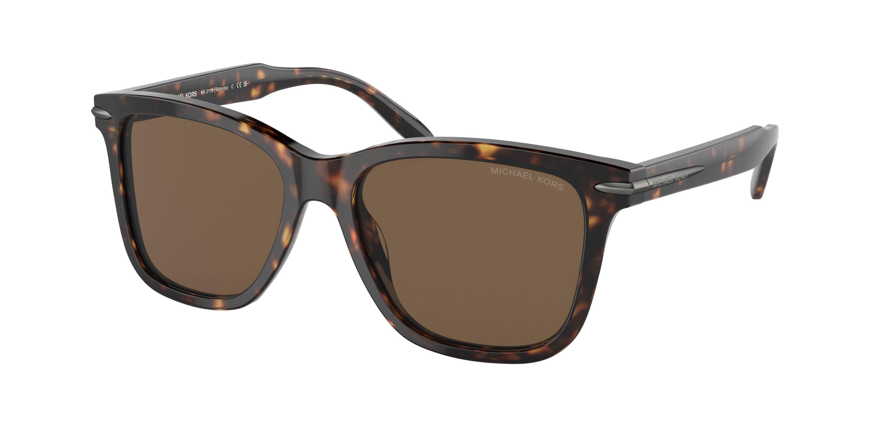 Michael Kors TELLURIDE MK2178 Square Sunglasses  300673-Dark Tortoise 54-145-17 - Color Map Tortoise