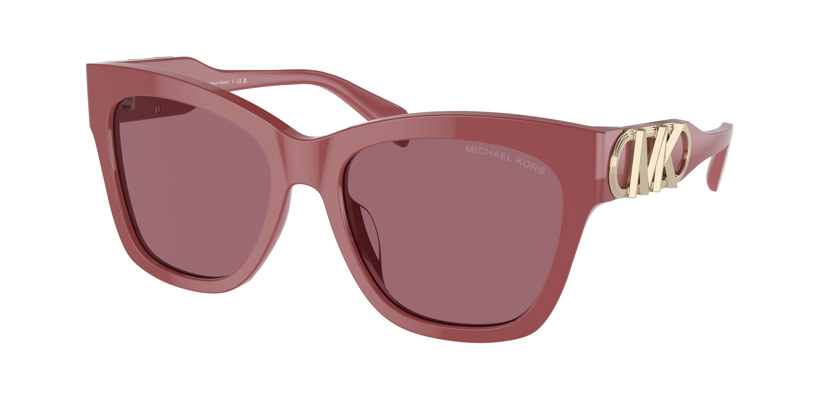 Michael Kors EMPIRE SQUARE MK2182U Butterfly Sunglasses 32566G-Dusty Rose 55-140-18 - Color Map Pink