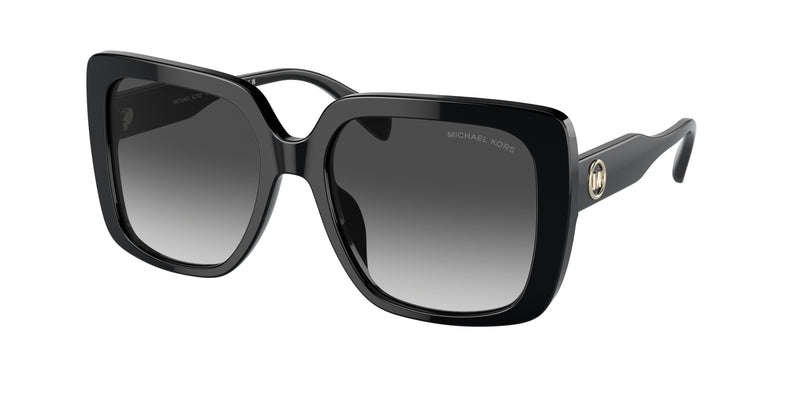 Michael Kors MALLORCA MK2183U Square Sunglasses 30058G-Black 55-140-18 - Color Map Black