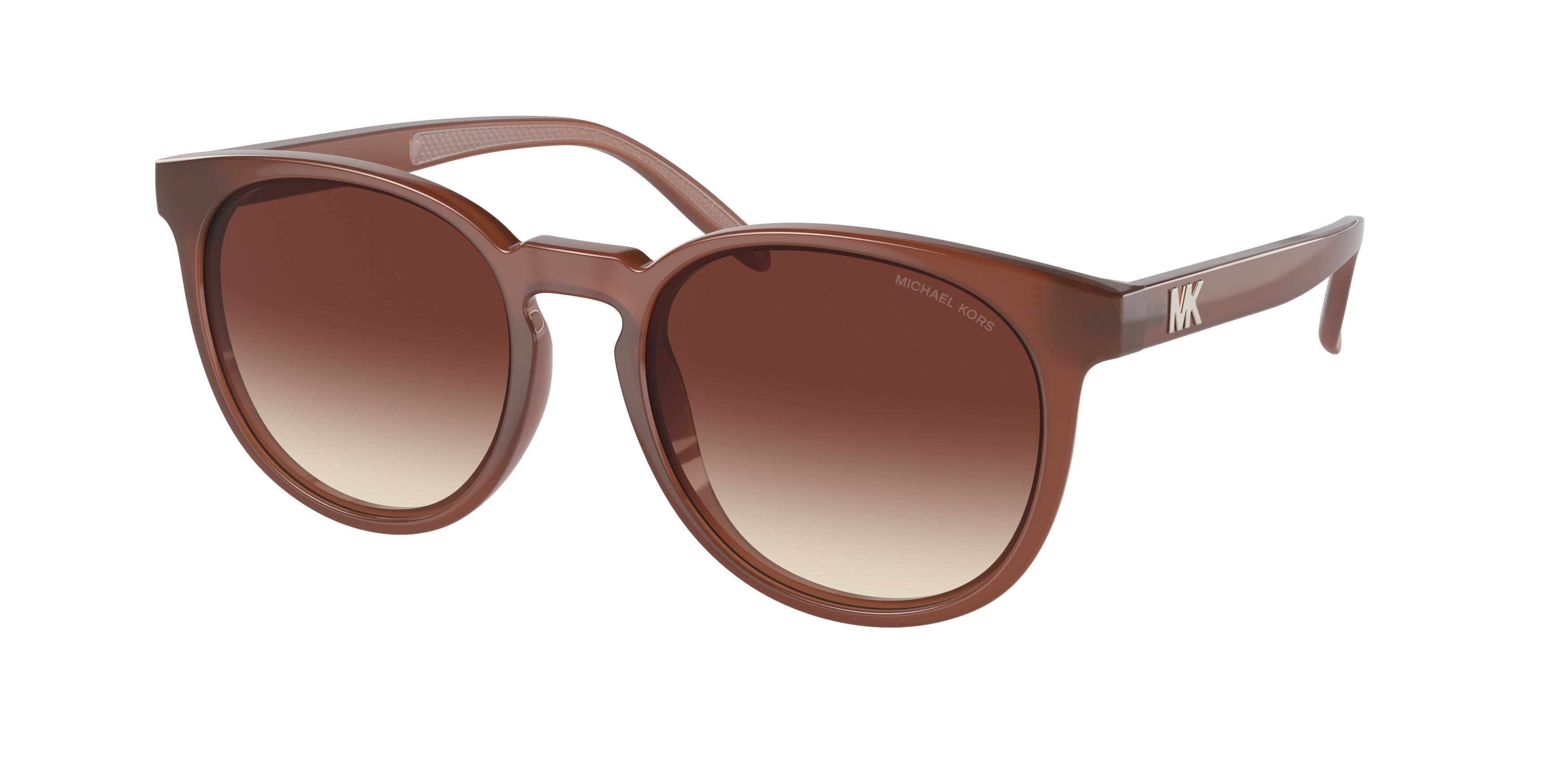 Michael Kors TEXAS MK2187 Round Sunglasses 344413-Milky Primrose 54-145-19 - Color Map Brown