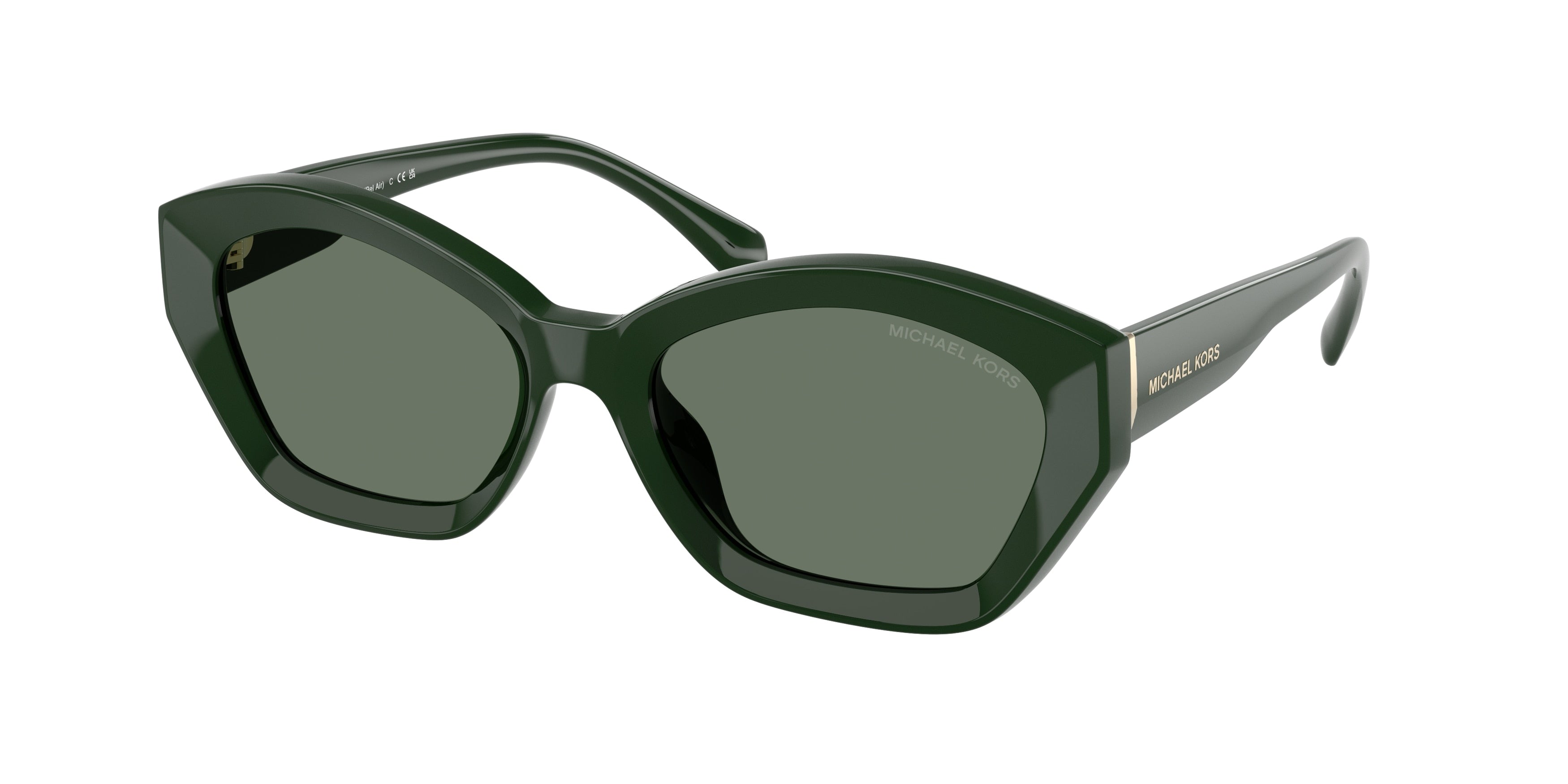 Michael Kors BEL AIR MK2209U Irregular Sunglasses 40063H-Bosco 54-140-18 - Color Map Green