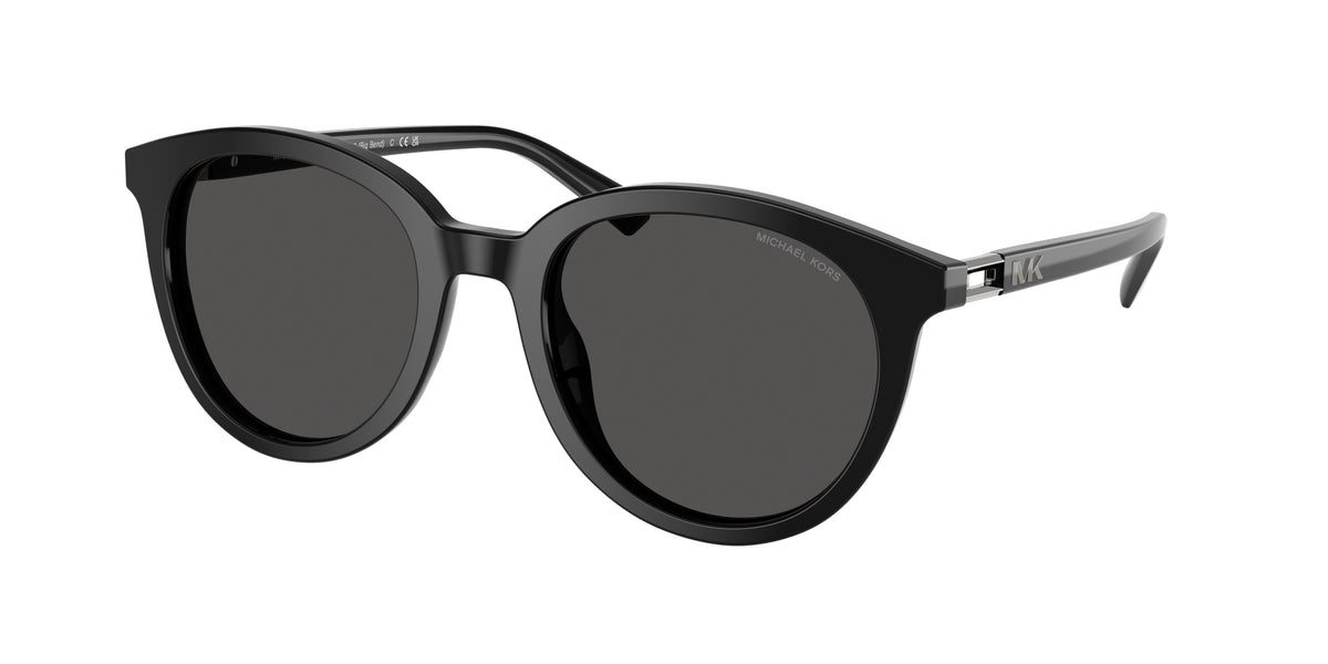 Michael Kors BIG BEND MK2227 Round Sunglasses 300587-Black 53-145-21 - Color Map Black