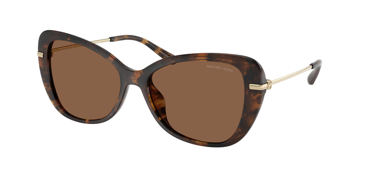 Michael Kors SAINT CROIX MK2230U Butterfly Sunglasses 30063G-Dark Tortoise 56-140-16 - Color Map Tortoise