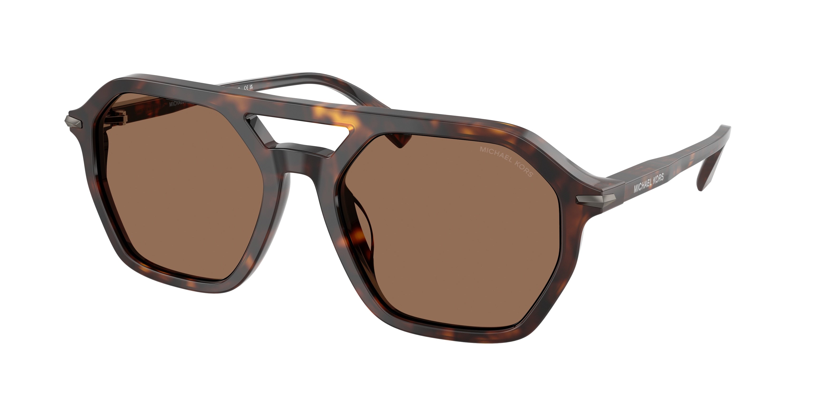 Michael Kors JACKSON HOLE MK2251U Pilot Sunglasses 300673-Dark Tortoise 57-145-19 - Color Map Tortoise