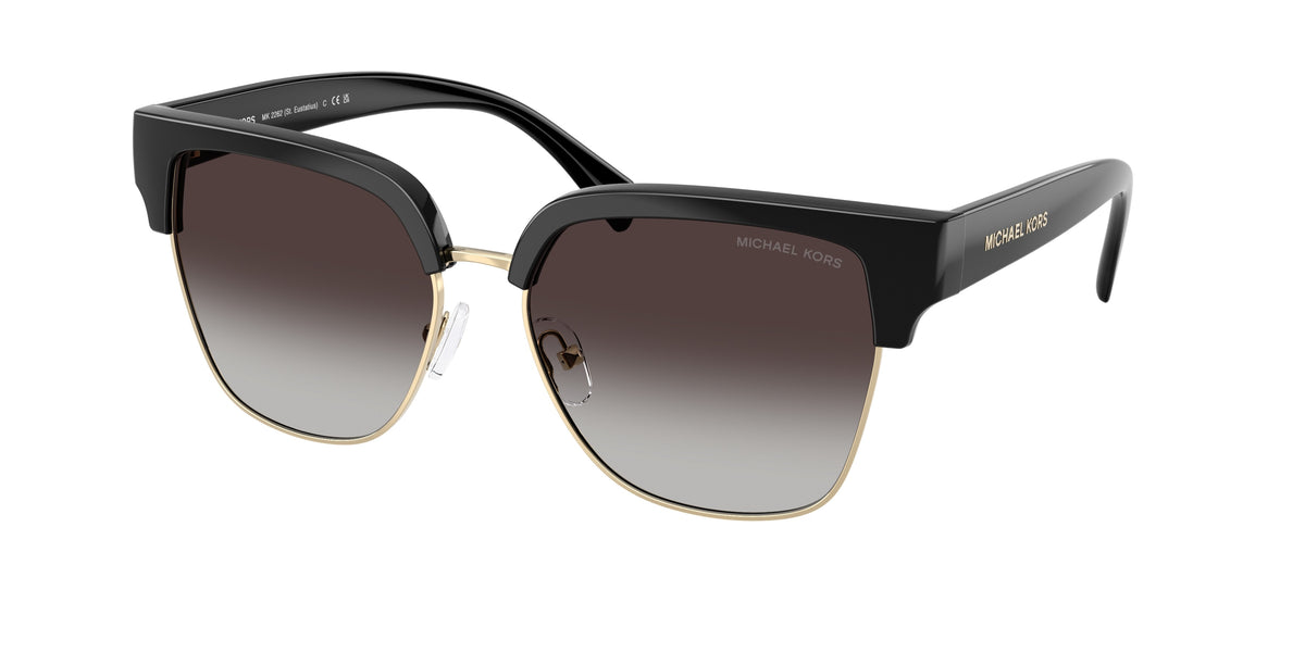 Michael Kors MK2262 Square Sunglasses for Women — Free Shipping - 56-140-16 / 30058G-Black