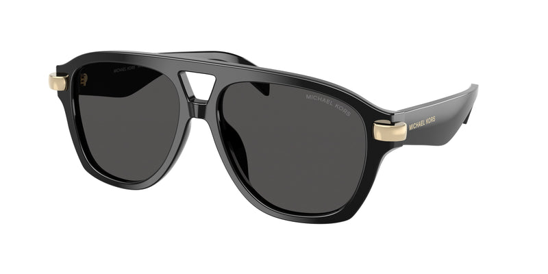Michael Kors GRENADA MK2277U Pilot Sunglasses 300587-Black 56-140-15 - Color Map Black