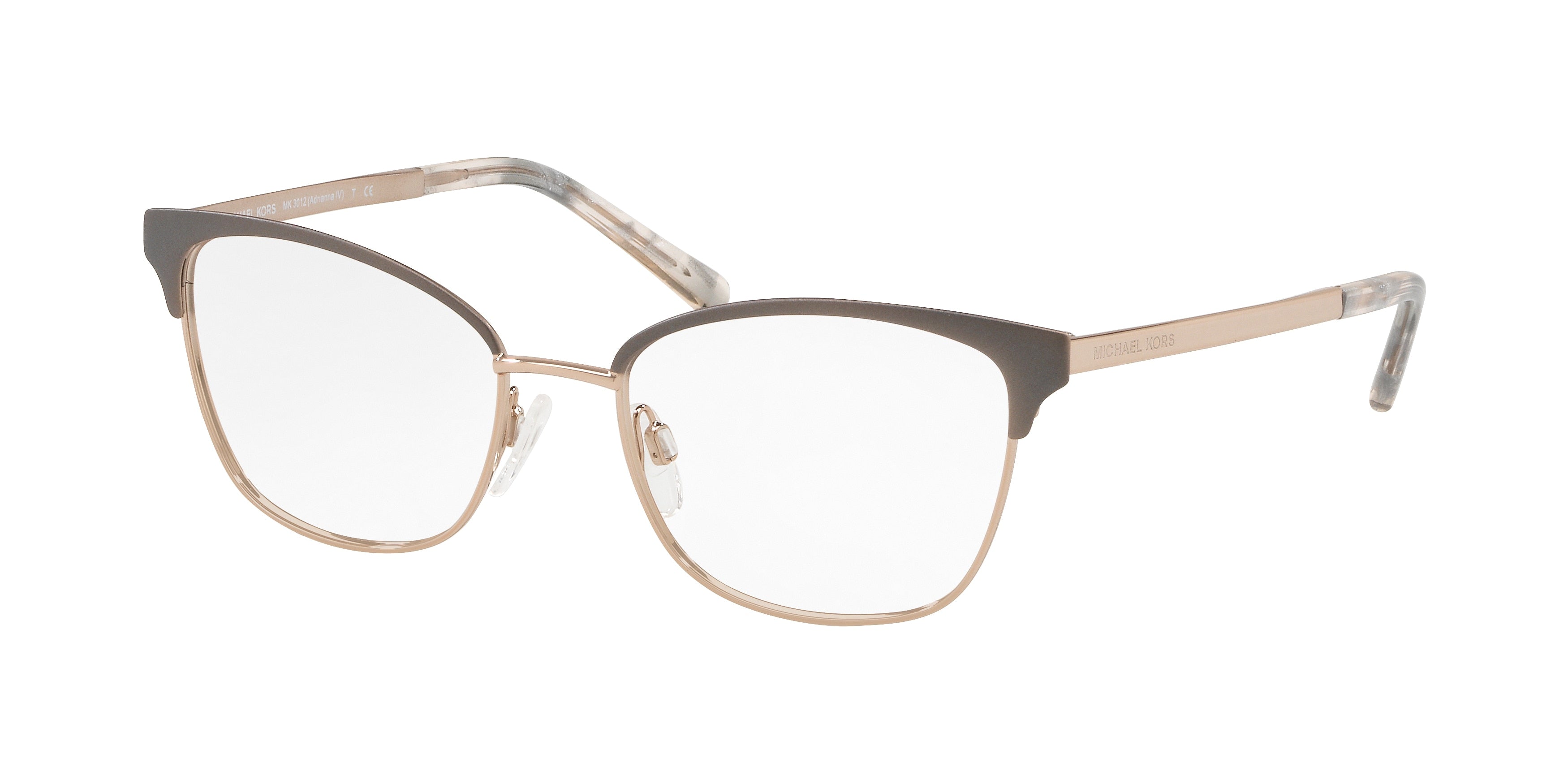 Michael Kors MK3012 Cat Eye Eyeglasses for Women — Free Shipping - 51-135-17 / 1203-Gunmetal