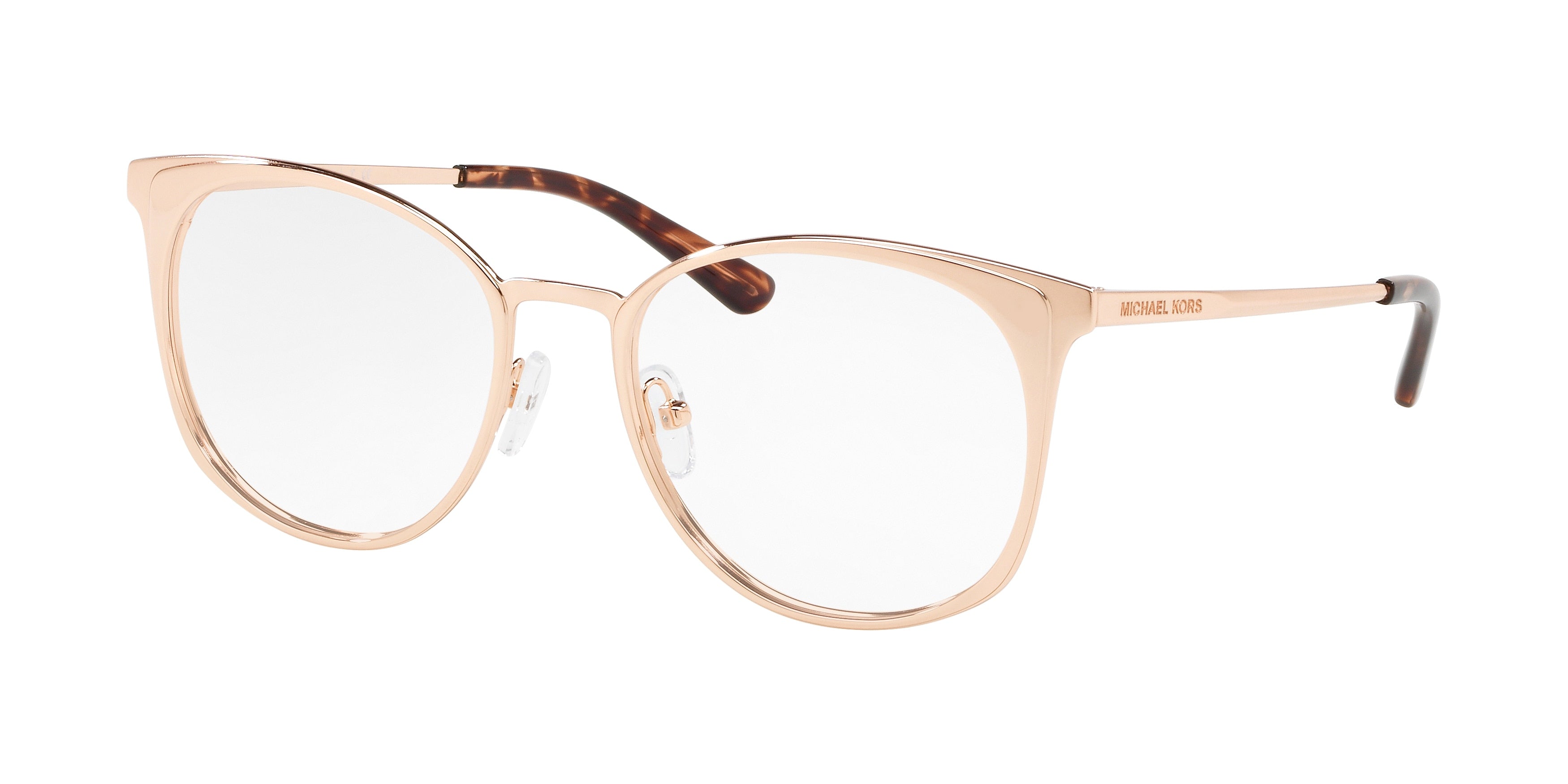 Michael Kors NEW ORLEANS MK3022 Round Eyeglasses 1026-Rose Gold 53-140-18 - Color Map Gold