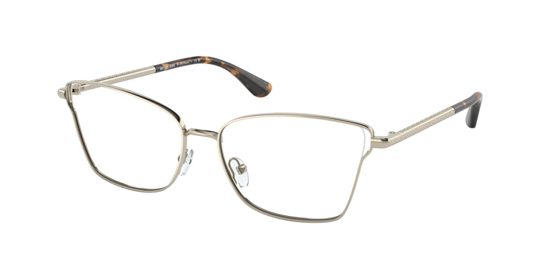 Michael Kors RADDA MK3063 Rectangle Eyeglasses 1014-Light Gold 53-140-15 - Color Map Gold
