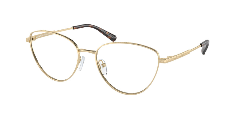 Michael Kors CRESTED BUTTE MK3070 Cat Eye Eyeglasses 1014-Light Gold 53-140-17 - Color Map Gold