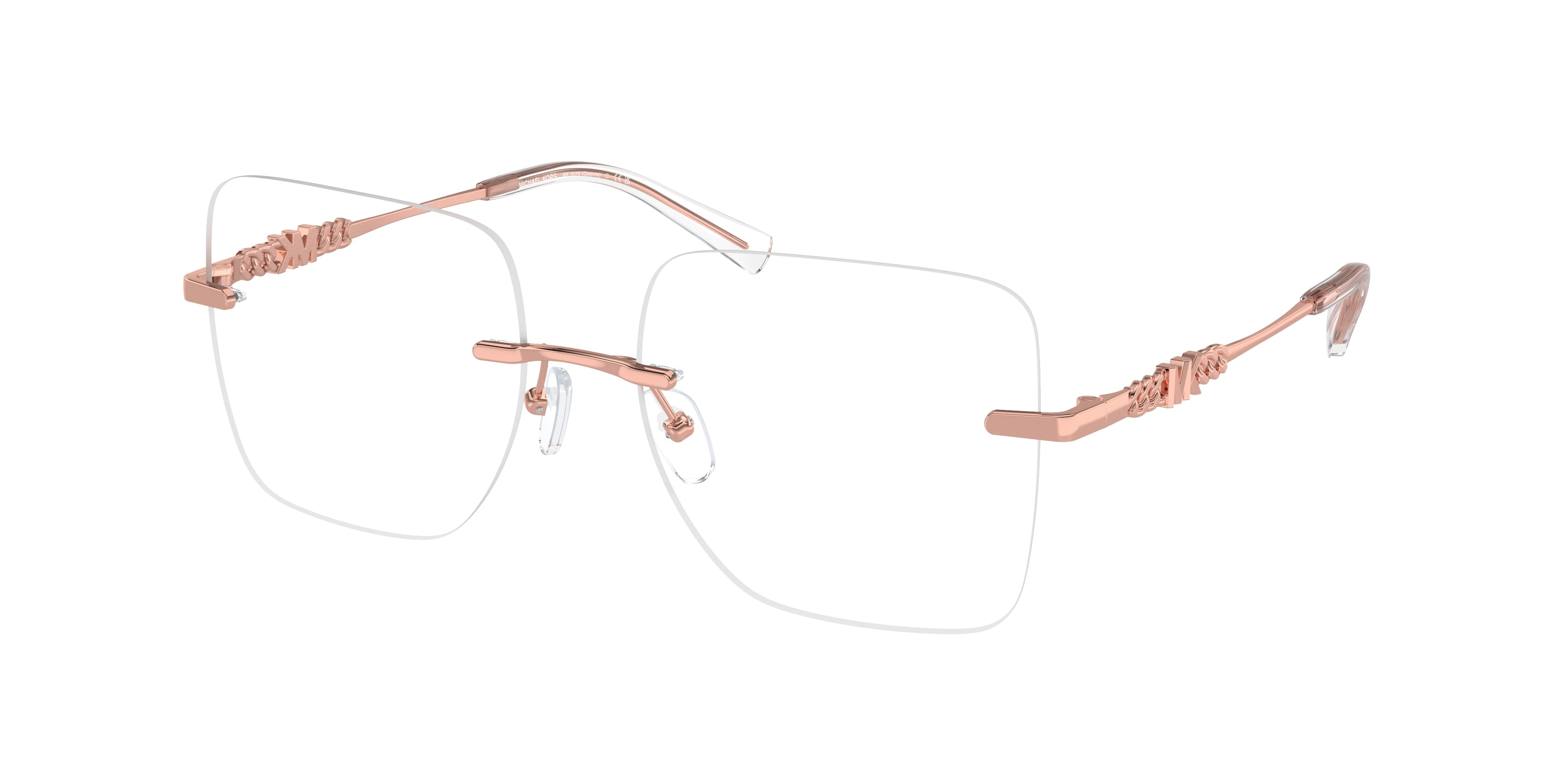 Michael Kors GIVERNY MK3078 Square Eyeglasses  1108- 54-140-17 - Color Map Pink
