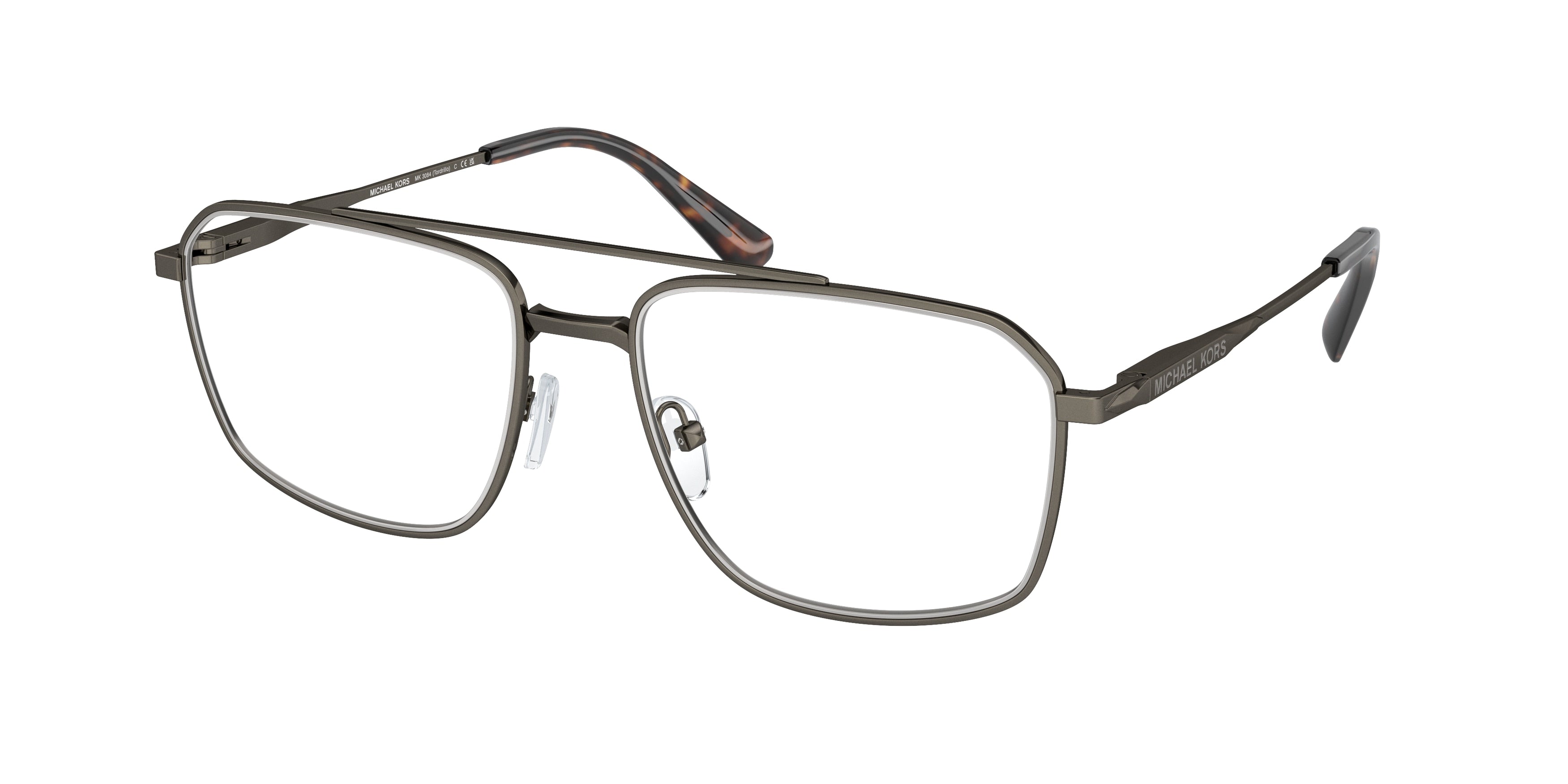Michael Kors TORDRILLO MK3084 Square Eyeglasses 1001-Shiny Husk 56-145-18 - Color Map Copper