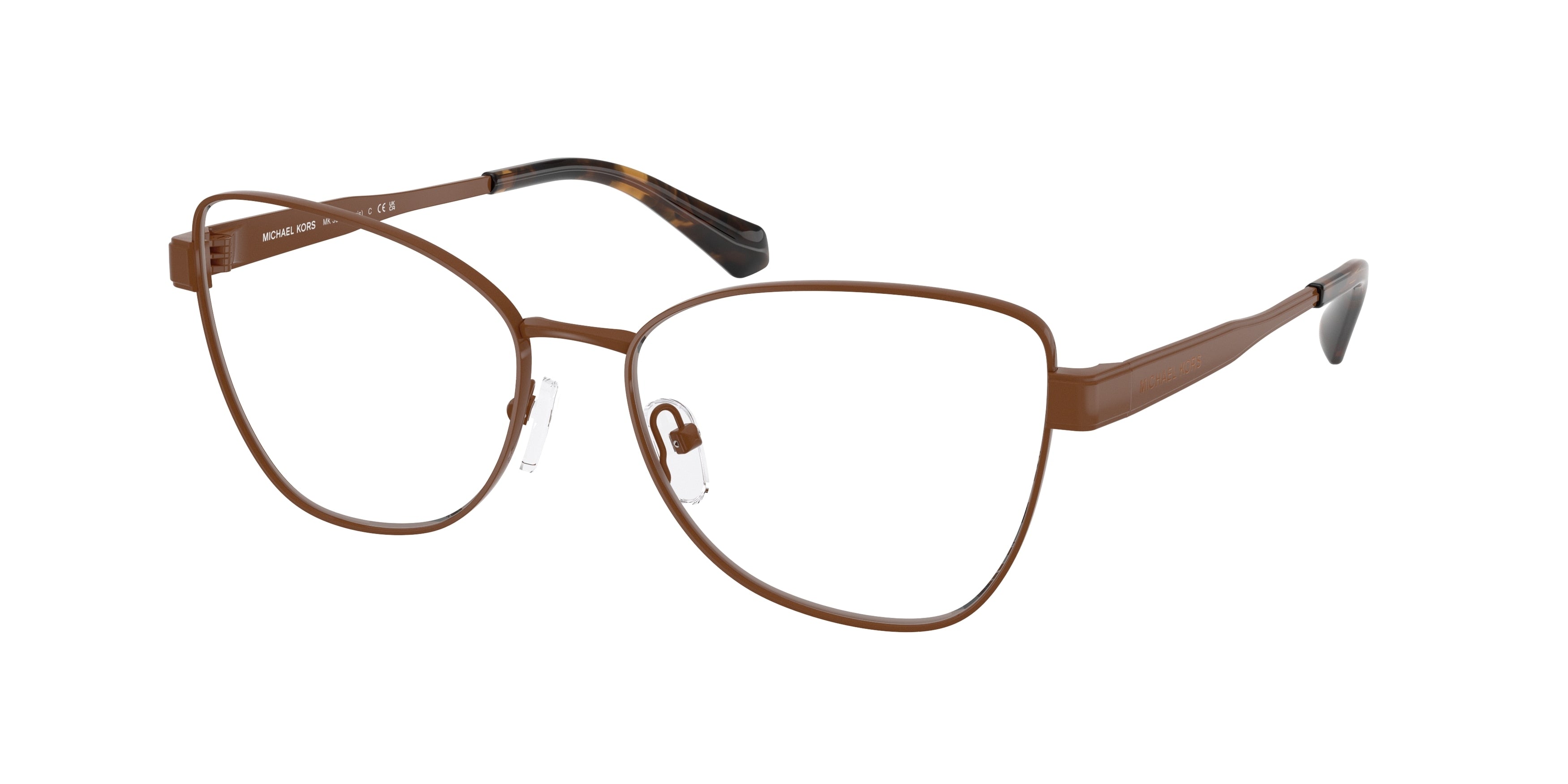 Michael Kors PARIS MK3085 Butterfly Eyeglasses 1902-Nutmeg 56-140-16 - Color Map Brown