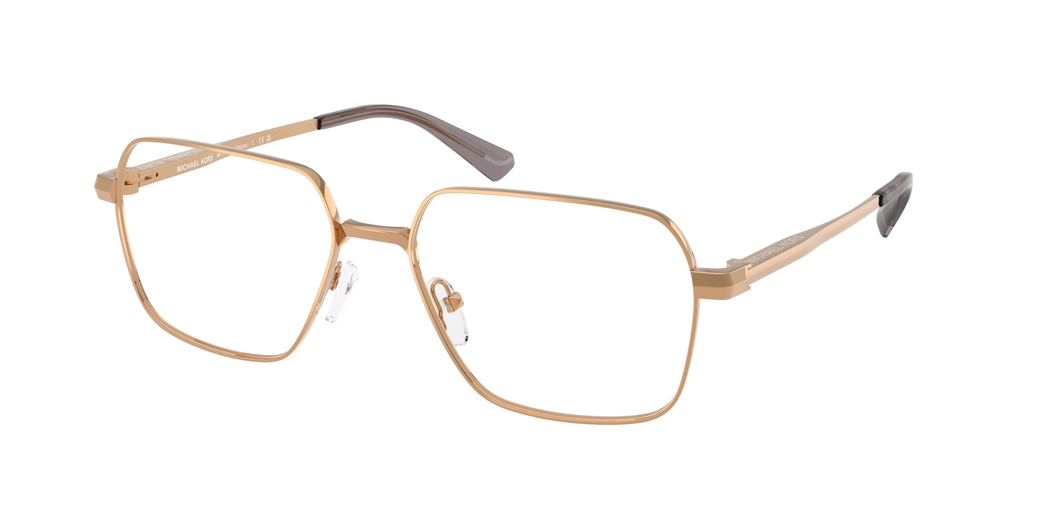 Michael Kors ENCINO MK3093 Square Eyeglasses 1899-Beige Gold 57-145-17 - Color Map Bronze