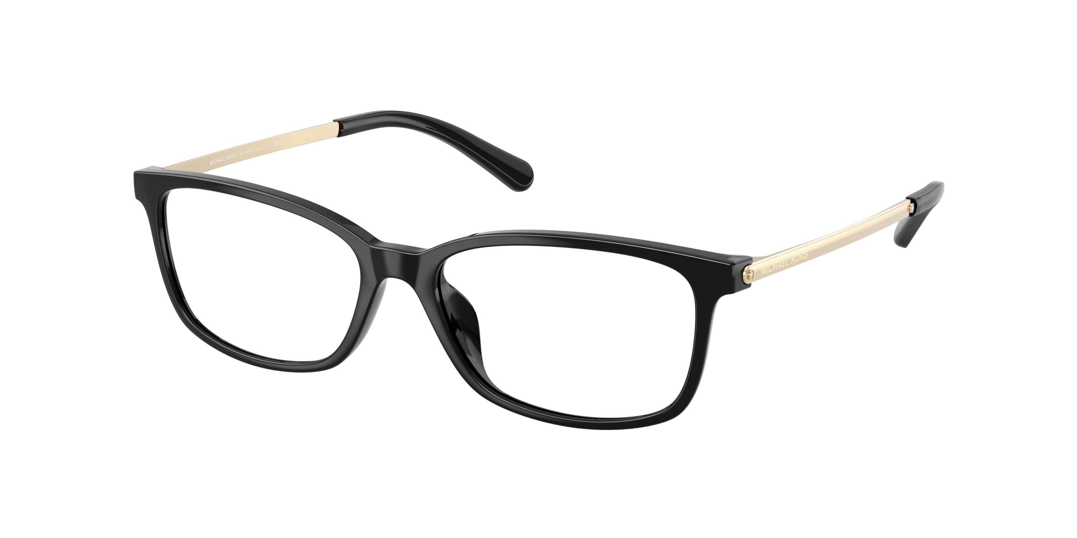 Michael Kors TELLURIDE MK4060U Rectangle Eyeglasses  3332-Black 54-140-15 - Color Map Black