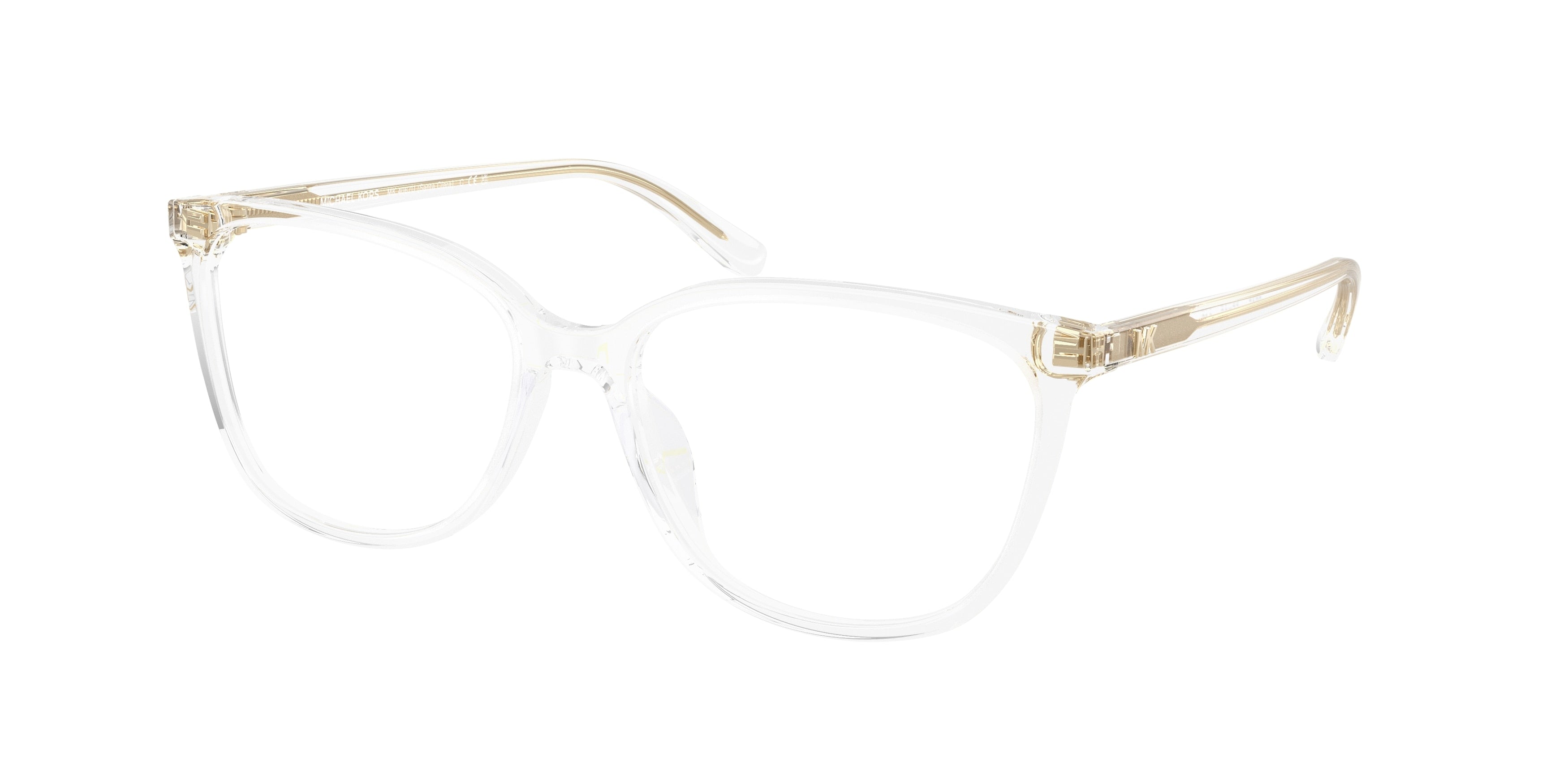 Michael Kors SANTA CLARA MK4067U Rectangle Eyeglasses  3015-Clear 57-140-16 - Color Map Transparent