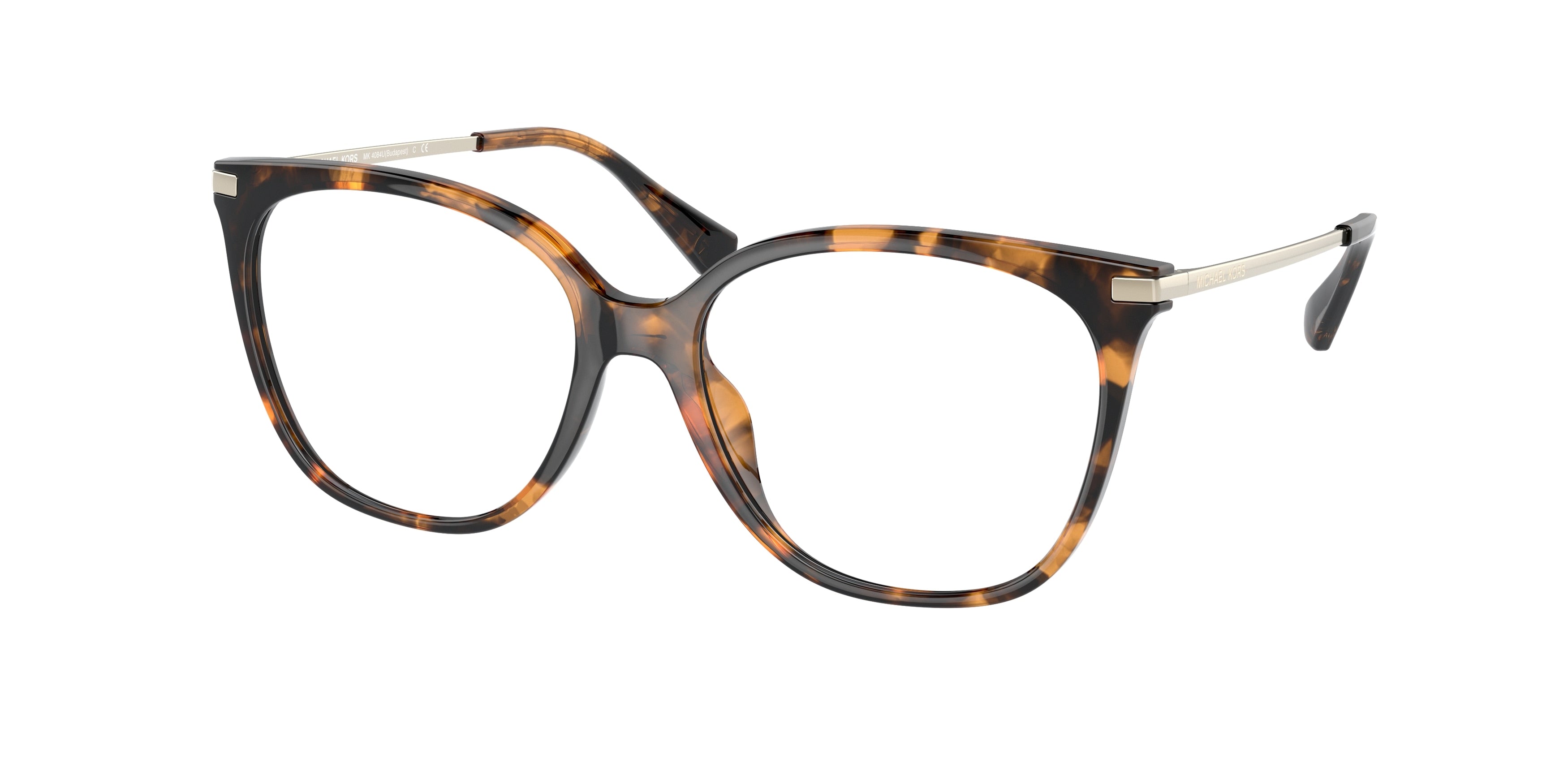 Michael Kors BUDAPEST MK4084U Square Eyeglasses  3006-Dark Tortoise 54-140-16 - Color Map Tortoise
