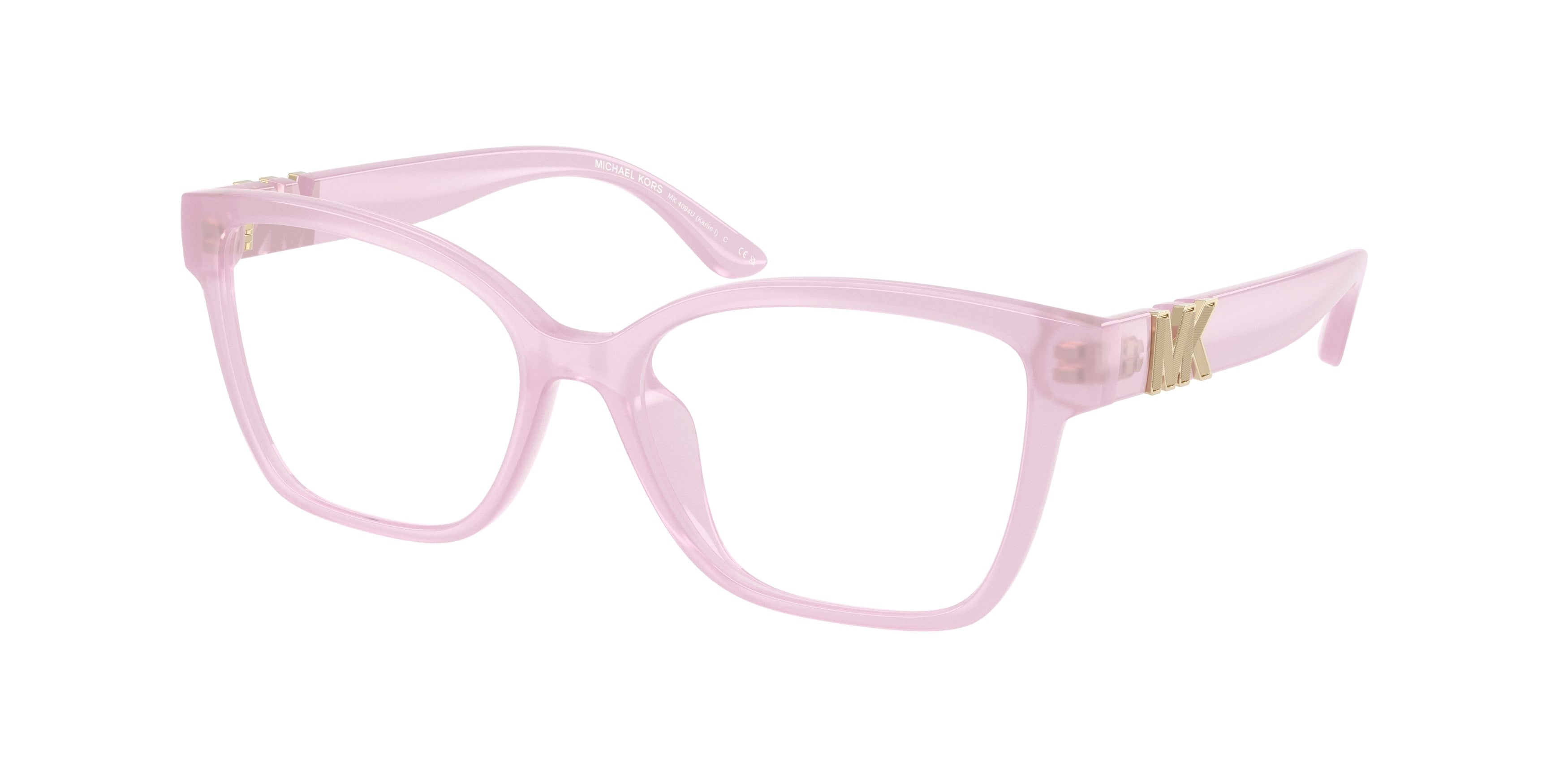Michael Kors KARLIE I MK4094U Square Eyeglasses 4033-Milky Lilac 53-140-16 - Color Map Violet