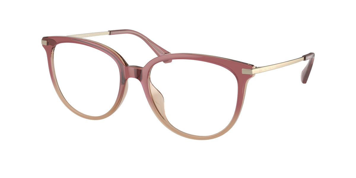Michael Kors WESTPORT MK4106U Round Eyeglasses 3256-Dusty Rose Light Brown 56-145-17 - Color Map Pink