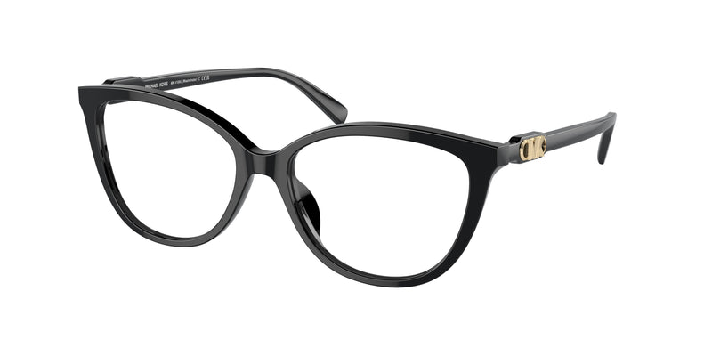 Michael Kors WESTMINSTER MK4109U Cat Eye Eyeglasses 3005-Black 54-140-16 - Color Map Black