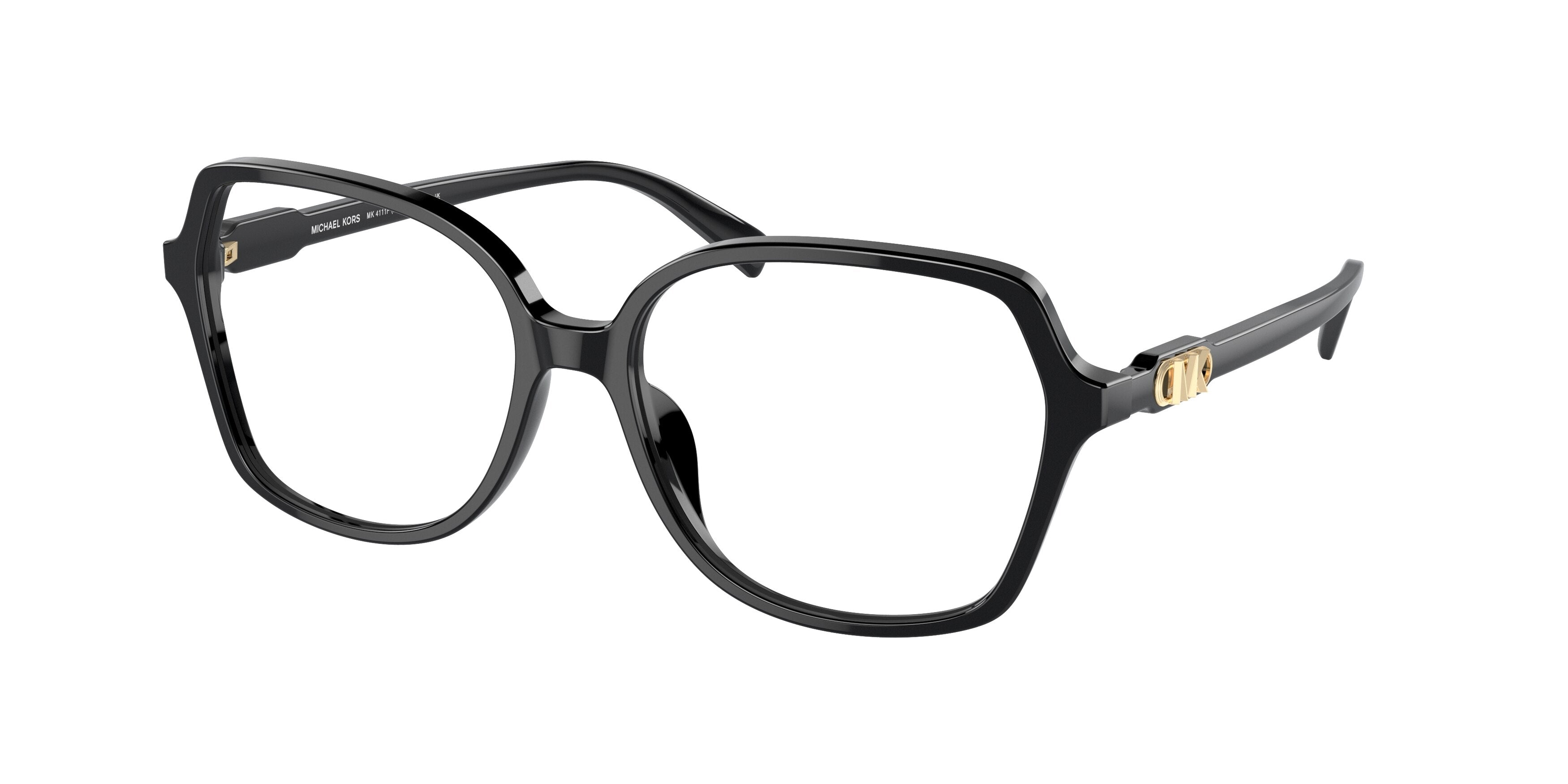 Michael Kors BERNAL MK4111F Square Eyeglasses 3005-Black 58-150-16 - Color Map Black