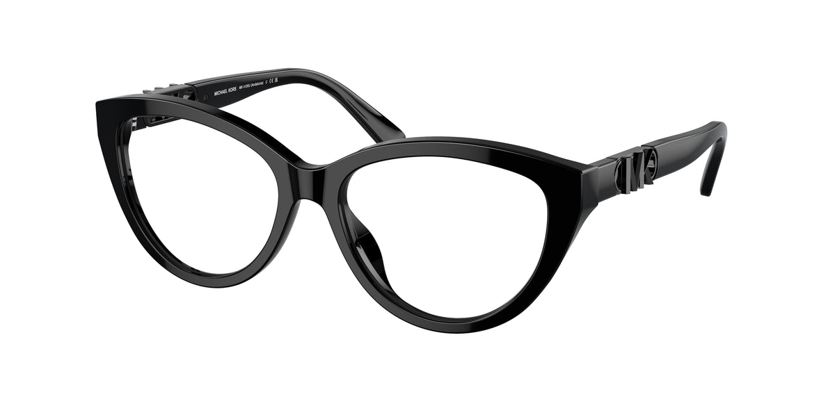 Michael Kors ANDALUCIA MK4120U Cat Eye Eyeglasses 3005-Black 53-140-16 - Color Map Black