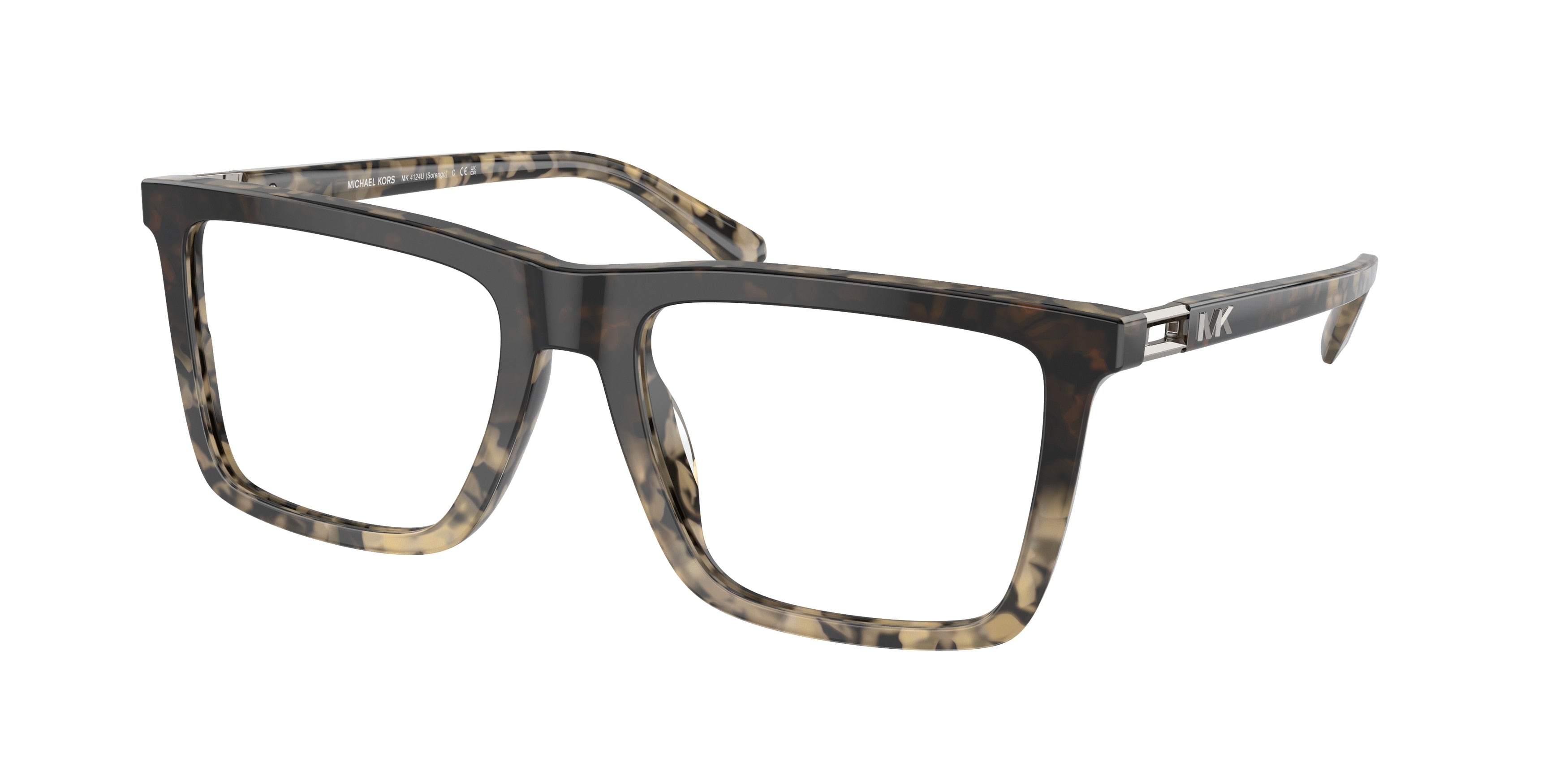 Michael Kors SORENGO MK4124U Rectangle Eyeglasses 3942-Black Gradient Tortoise 55-145-19 - Color Map Multicolor