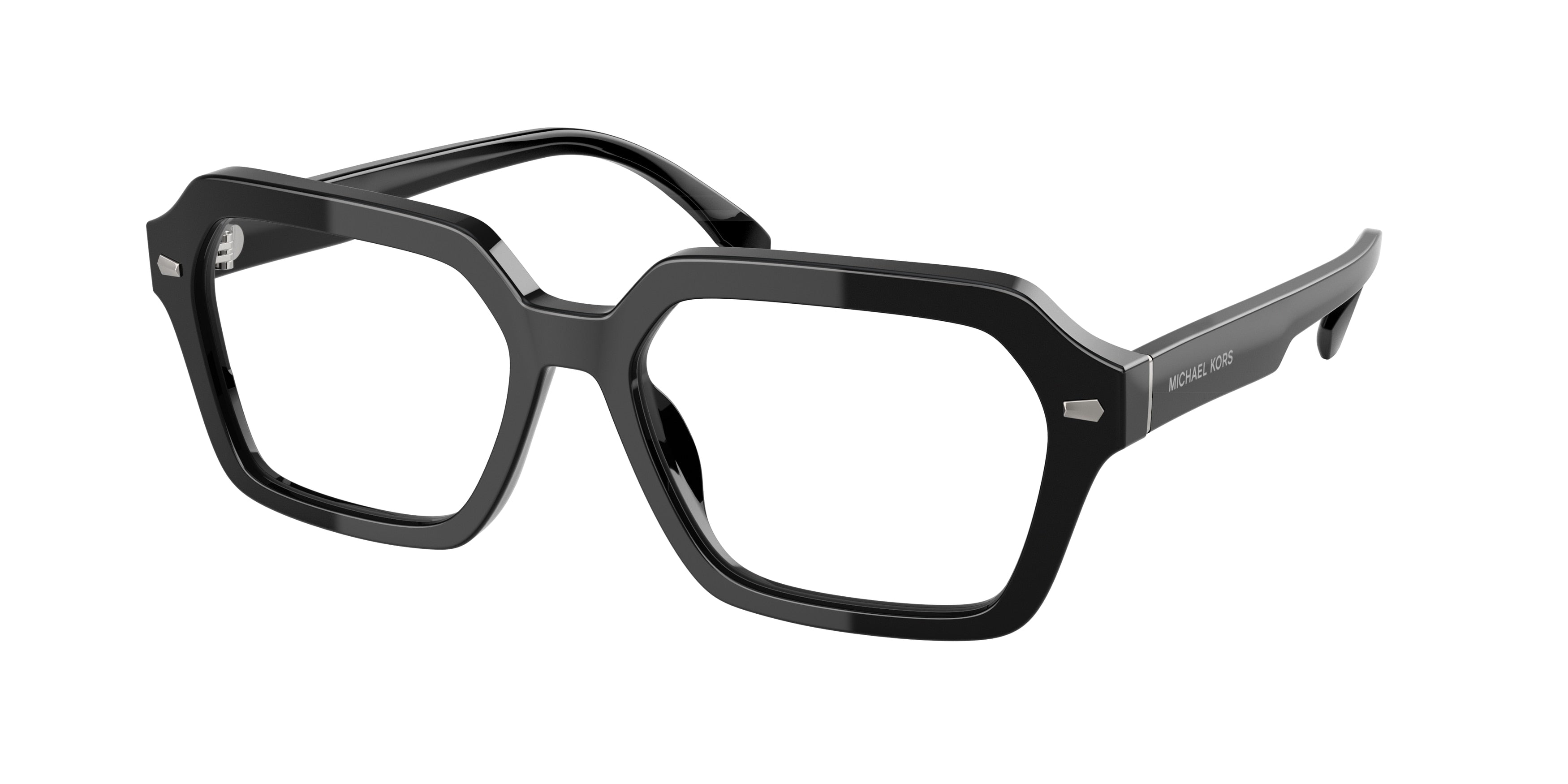 Michael Kors KINLOCH MK4127 Rectangle Eyeglasses 3005-Black 56-145-17 - Color Map Black