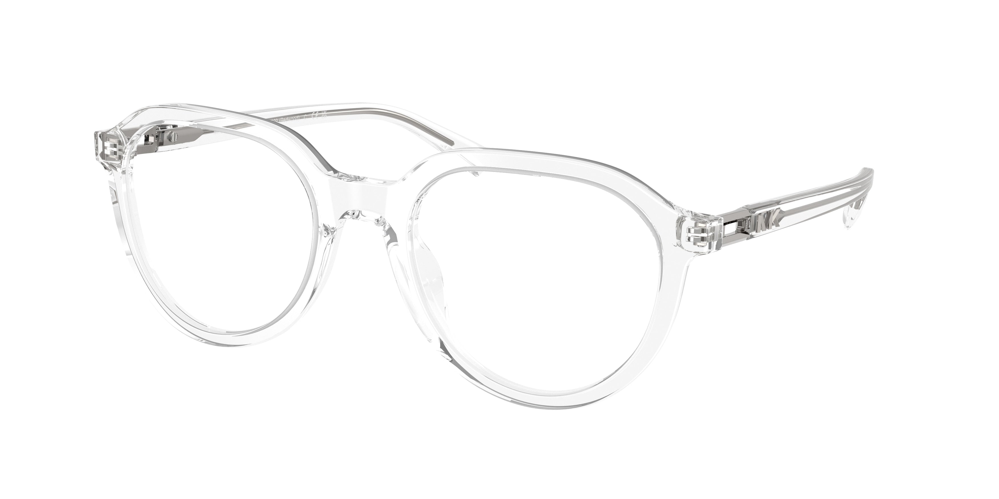 Michael Kors REDWOOD MK4129 Round Eyeglasses 3015-Clear 53-145-21 - Color Map Transparent