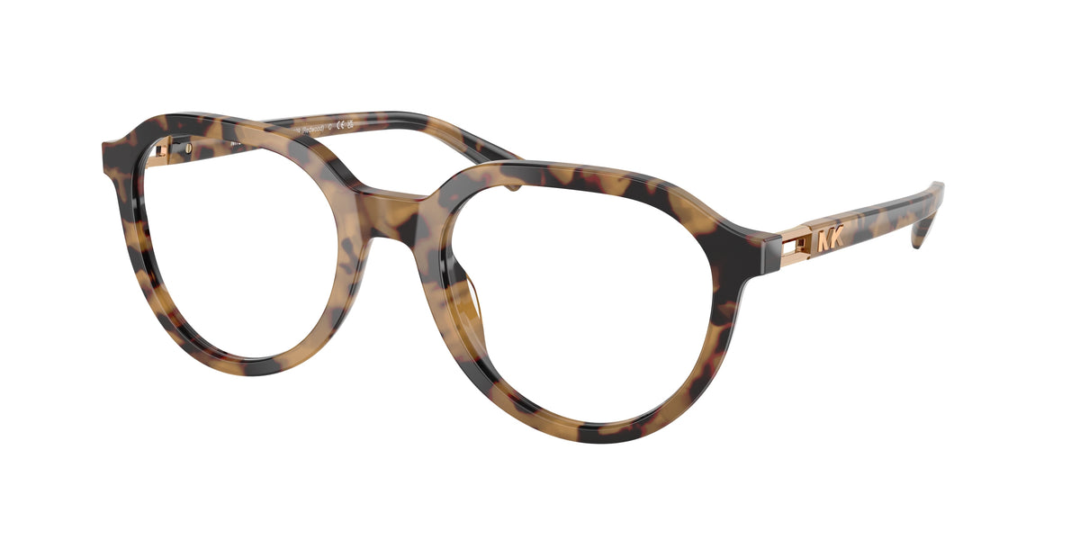 Michael Kors REDWOOD MK4129 Round Eyeglasses 4006-Vintage Tortoise 53-145-21 - Color Map Tortoise