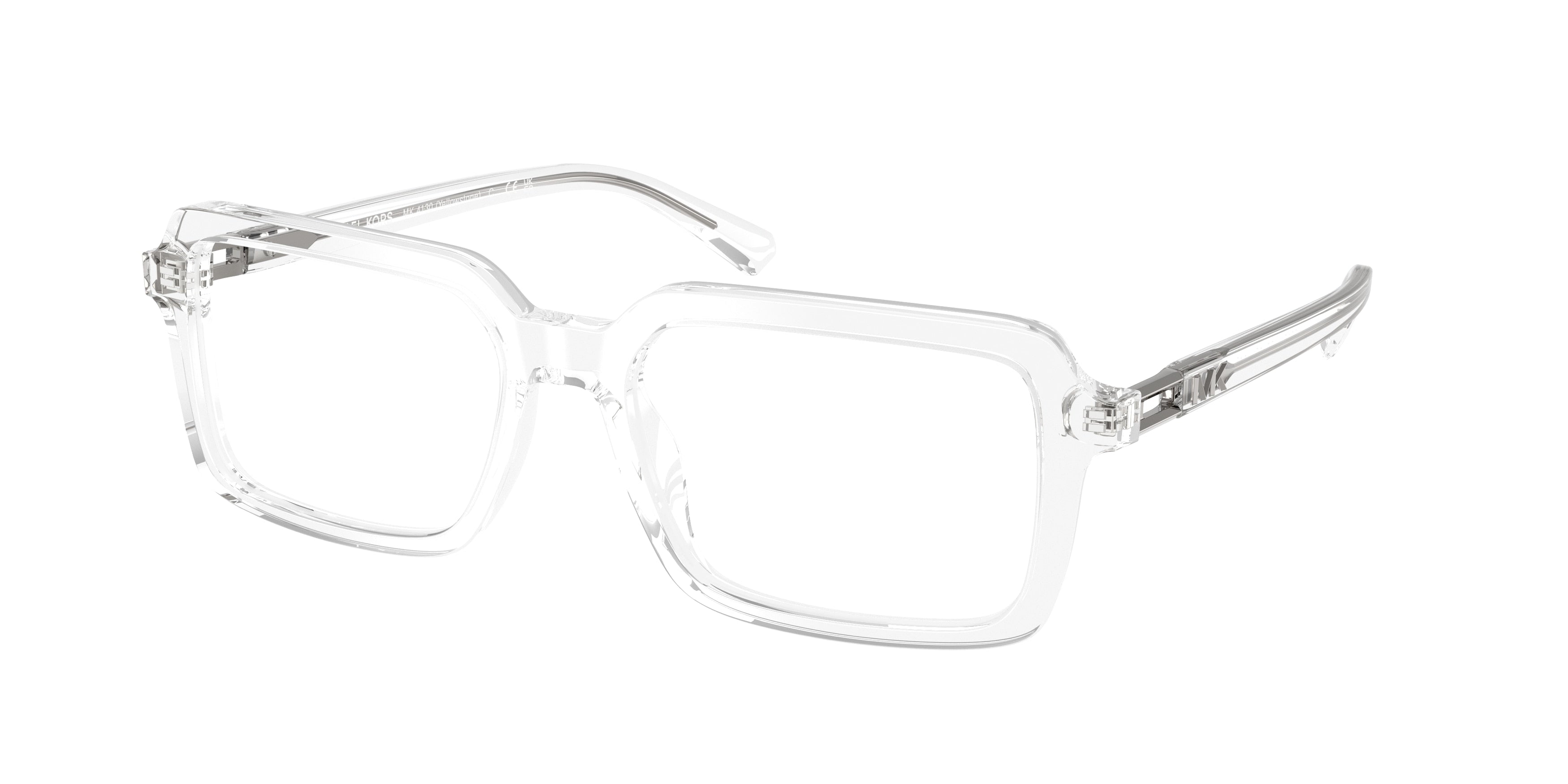 Michael Kors YELLOWSTONE MK4130 Rectangle Eyeglasses 3015-Clear 55-145-18 - Color Map Transparent