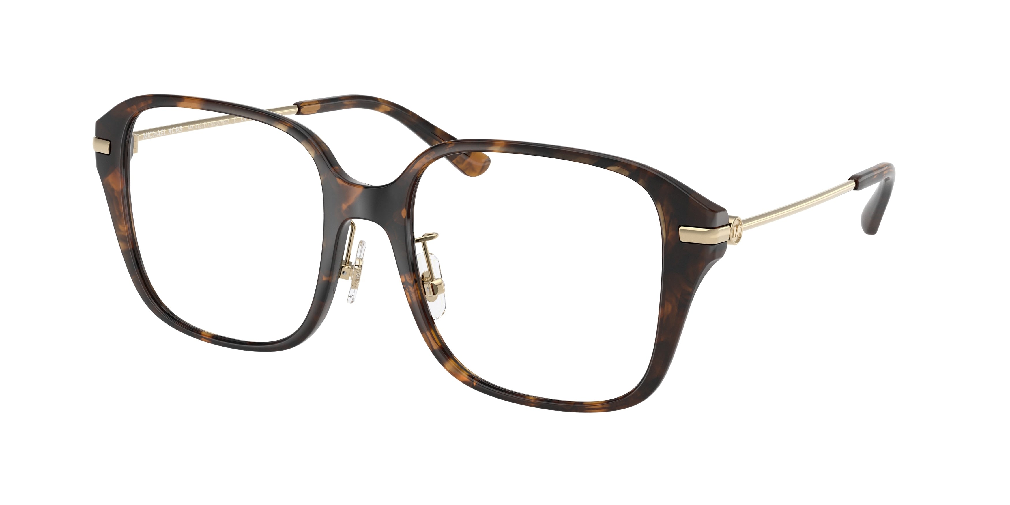 Michael Kors HANGZHOU MK4131D Square Eyeglasses 3006-Dark Tortoise 54-145-18 - Color Map Tortoise