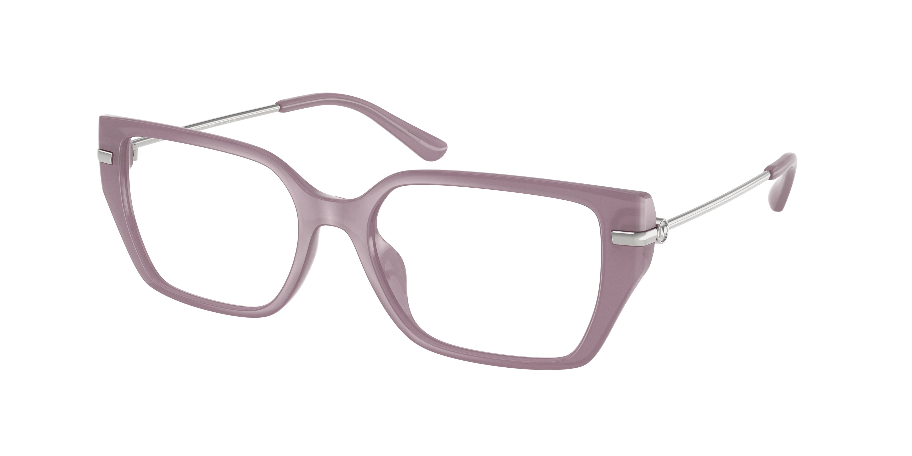 Michael Kors CRETE MK4134U Rectangle Eyeglasses 4005-Light Iris 54-140-17 - Color Map Violet