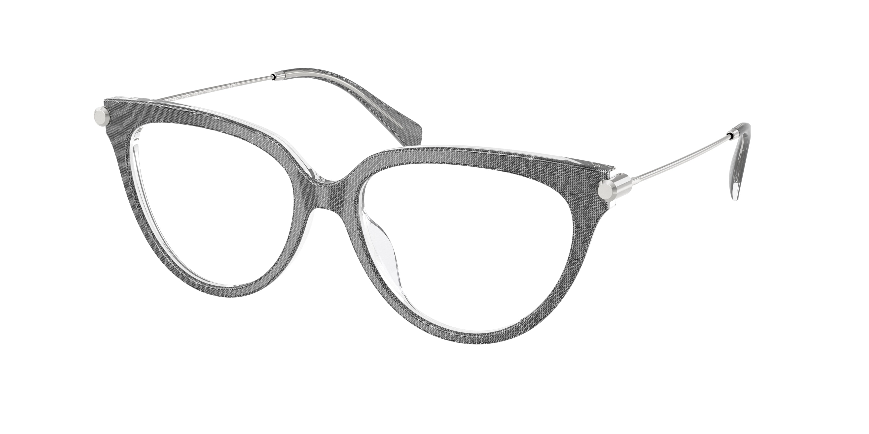 Michael Kors WINDHAM MK4151U Cat Eye Eyeglasses 4009-Grey Denim 53-140-16 - Color Map Grey