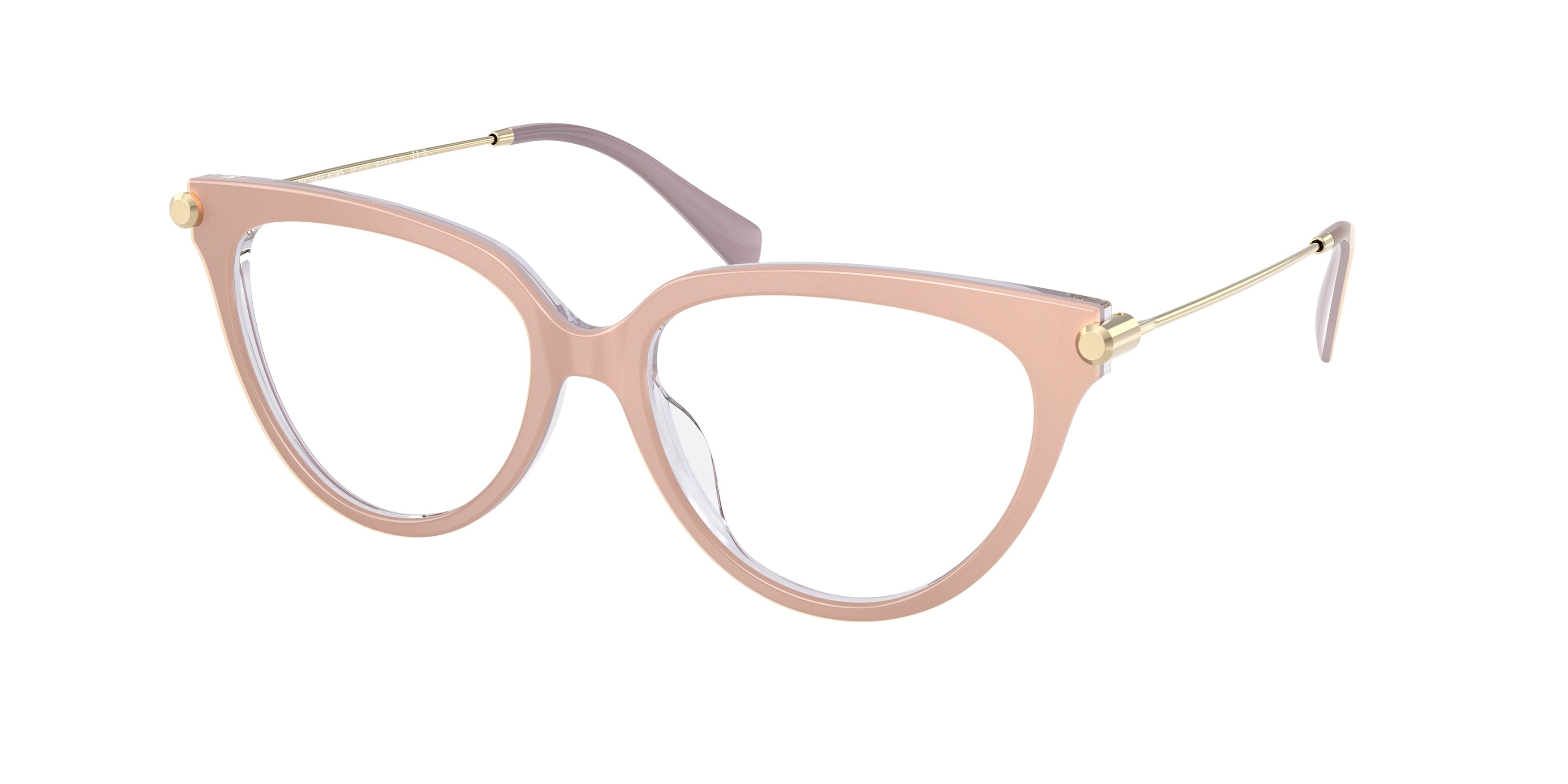 Michael Kors WINDHAM MK4151U Cat Eye Eyeglasses 4015-Light Sand Laminate 53-140-16 - Color Map White