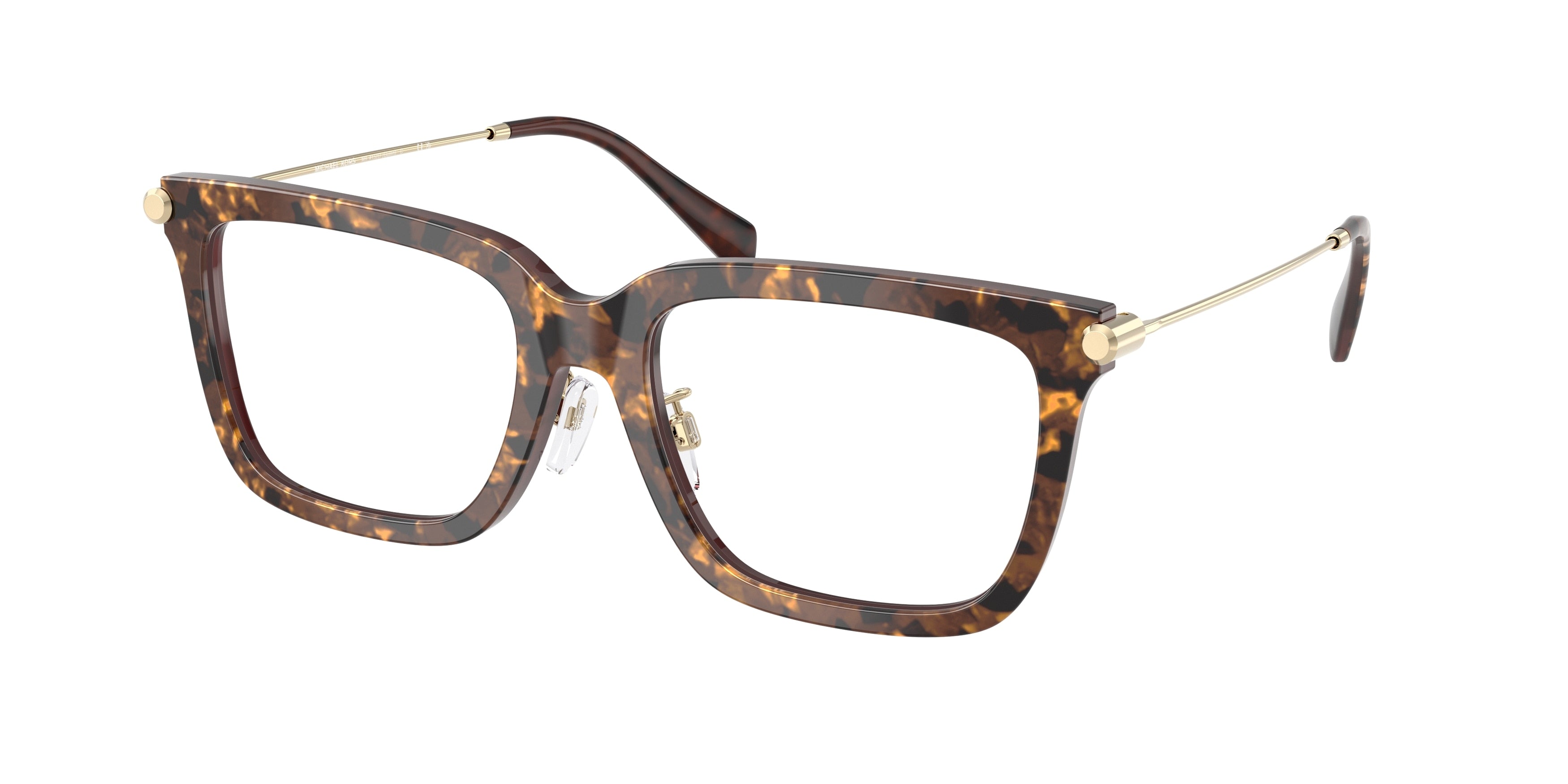Michael Kors GUILIN MK4152D Square Eyeglasses  4016-Brown Pearlized Tortoise 54-145-18 - Color Map Brown