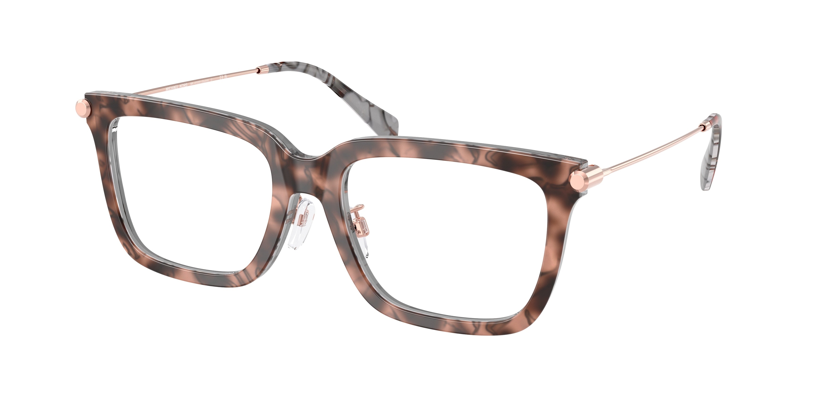 Michael Kors GUILIN MK4152D Square Eyeglasses  4017-Pink Tortoise 54-145-18 - Color Map Tortoise