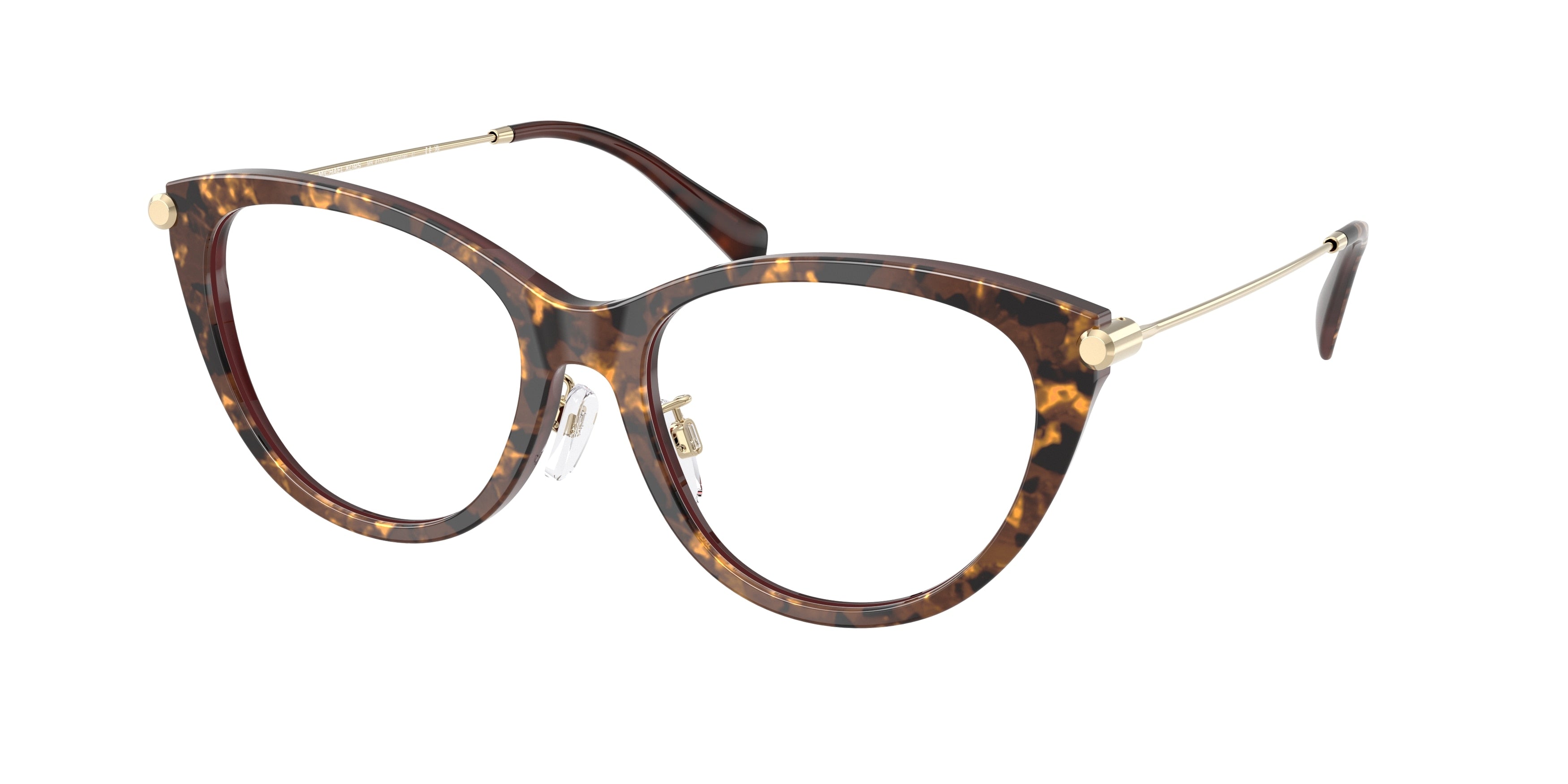 Michael Kors YANGTZE MK4153D Cat Eye Eyeglasses 4016-Brown Pearlized Tortoise 54-145-17 - Color Map Brown
