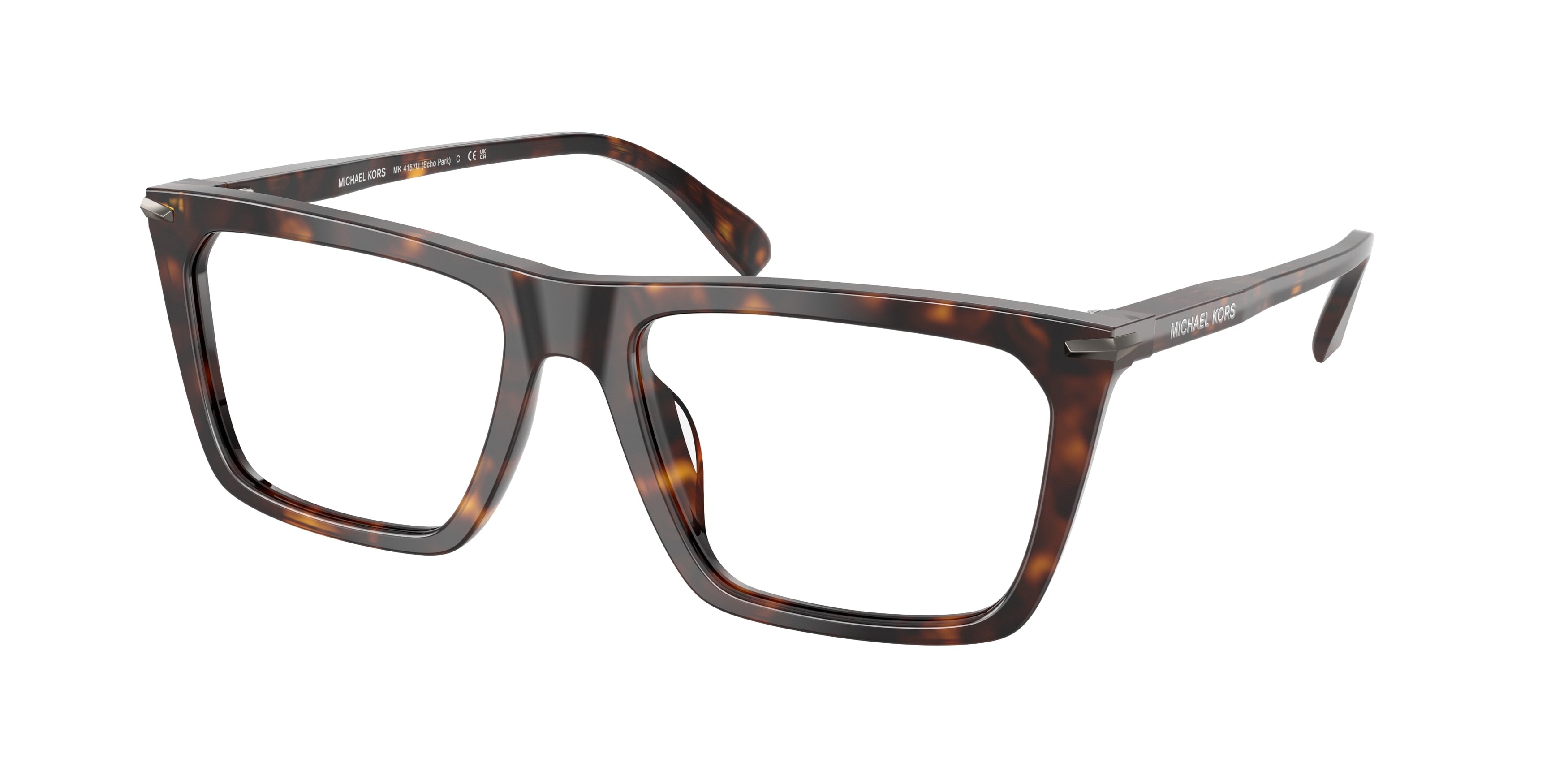 Michael Kors ECHO PARK MK4157U Rectangle Eyeglasses 3006-Dark Tortoise 56-145-18 - Color Map Tortoise