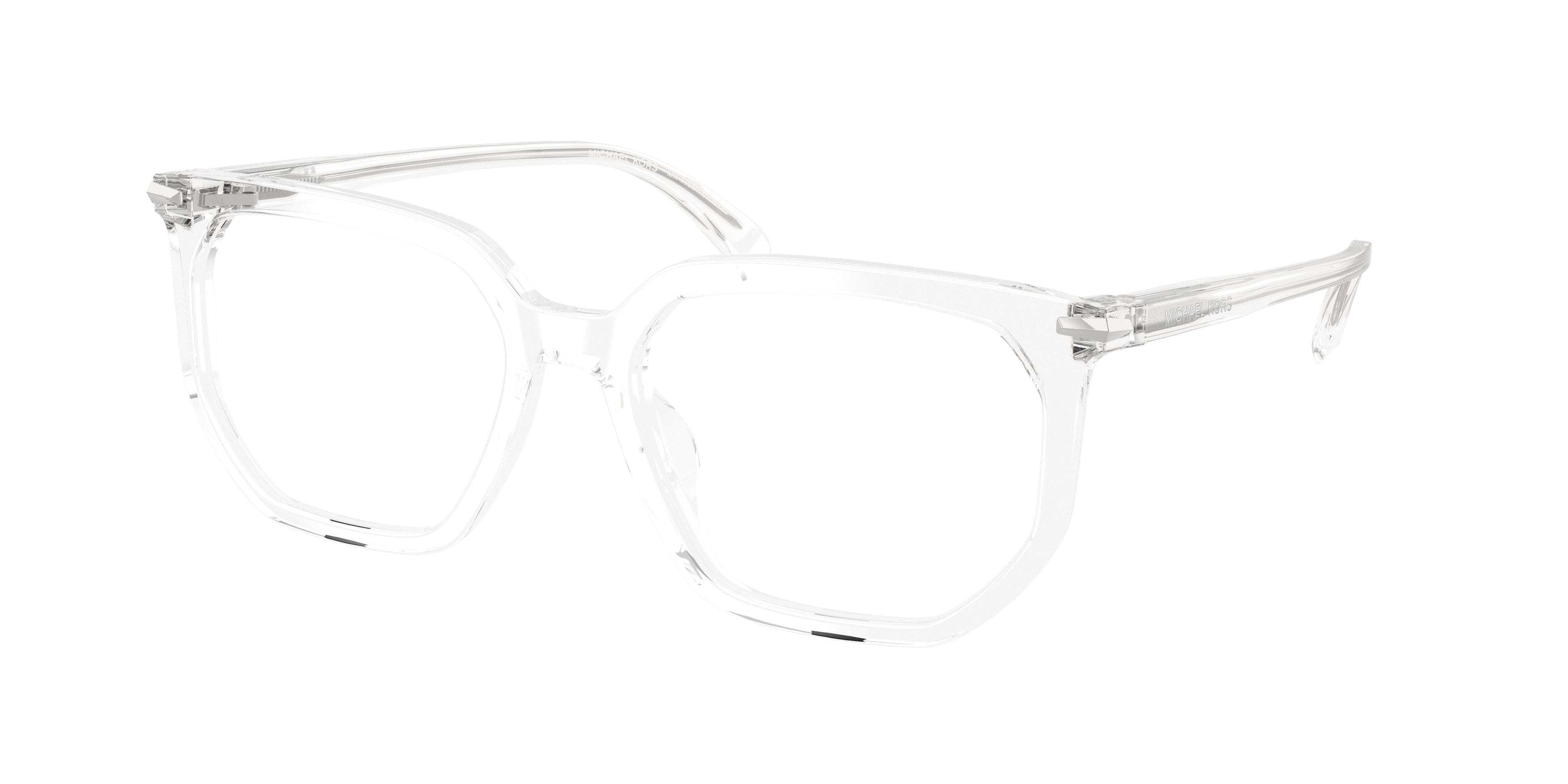 Michael Kors SEQUOIA MK4158U Irregular Eyeglasses 3015-Clear 55-145-18 - Color Map Transparent