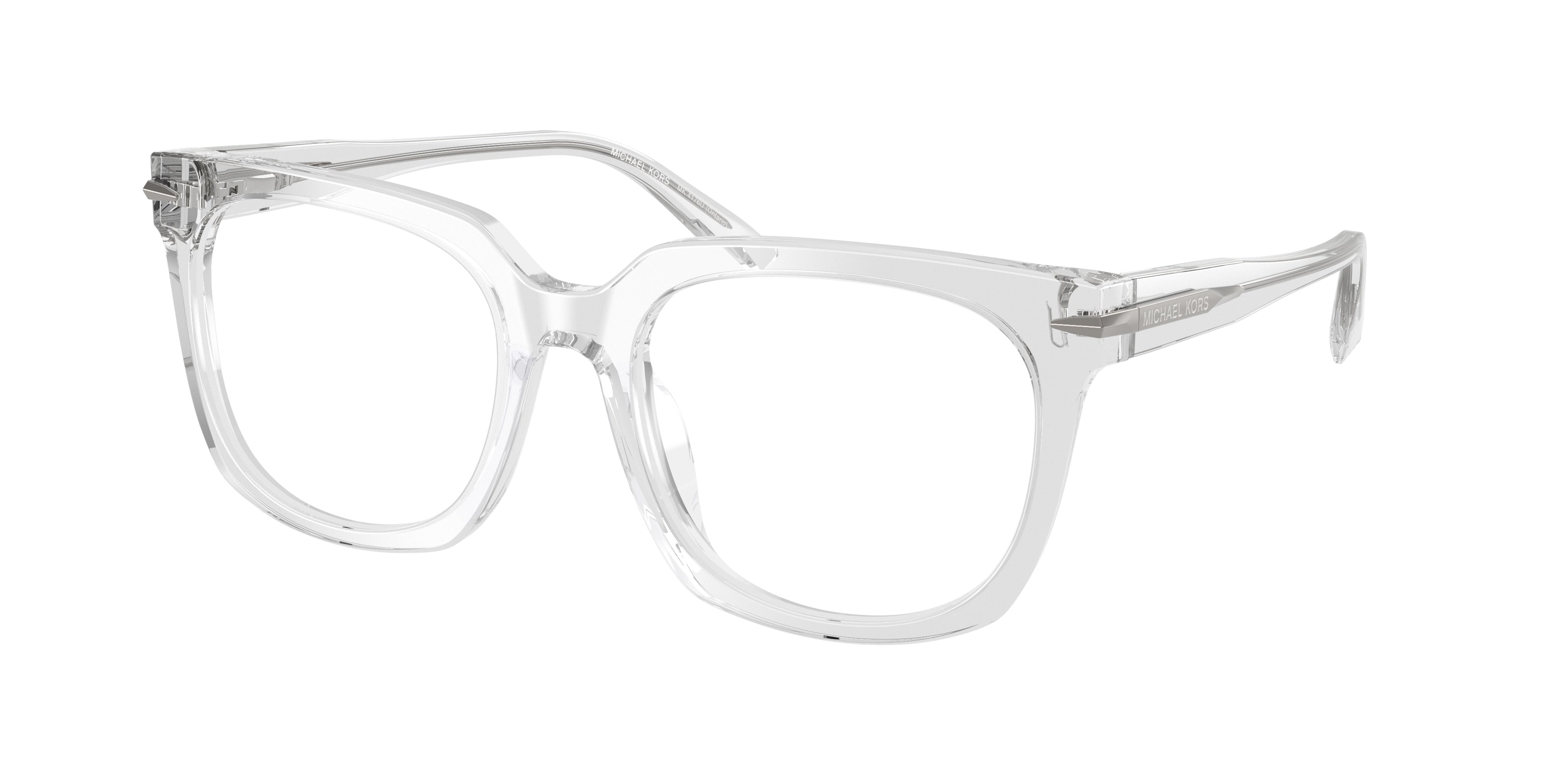 Michael Kors ONTARIO MK4176U Square Eyeglasses 3400-Grey Transparent 54-145-19 - Color Map Grey