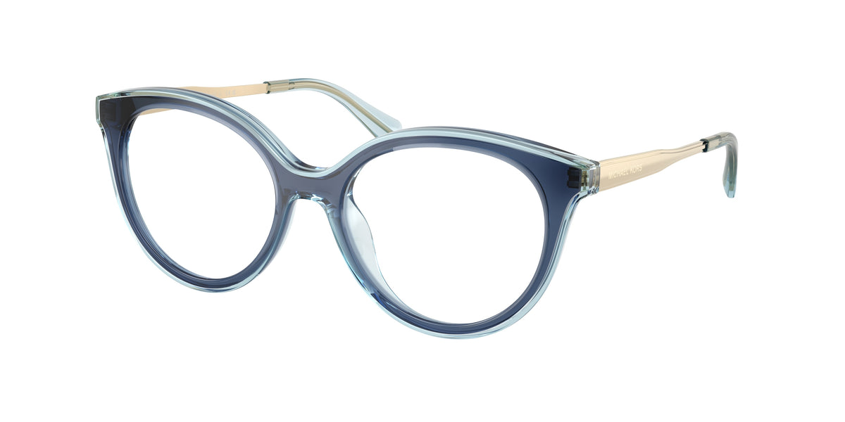 Michael Kors SITGES MK4184U Round Eyeglasses 4031-Navy 51-140-17 - Color Map Blue