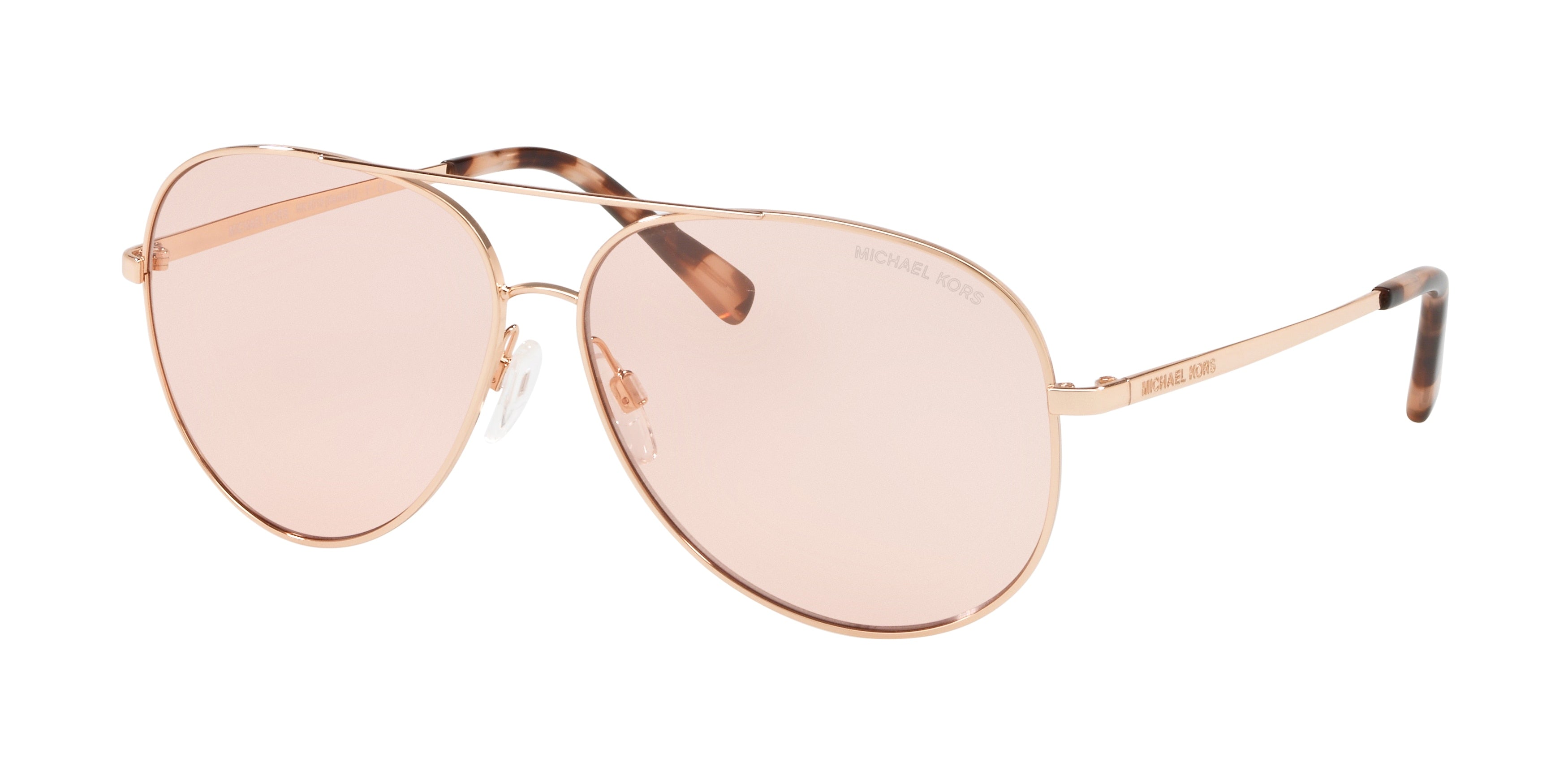 Michael Kors KENDALL MK5016 Pilot Sunglasses 1026/5-Shiny Rose Gold - Tone 60-135-12 - Color Map Pink