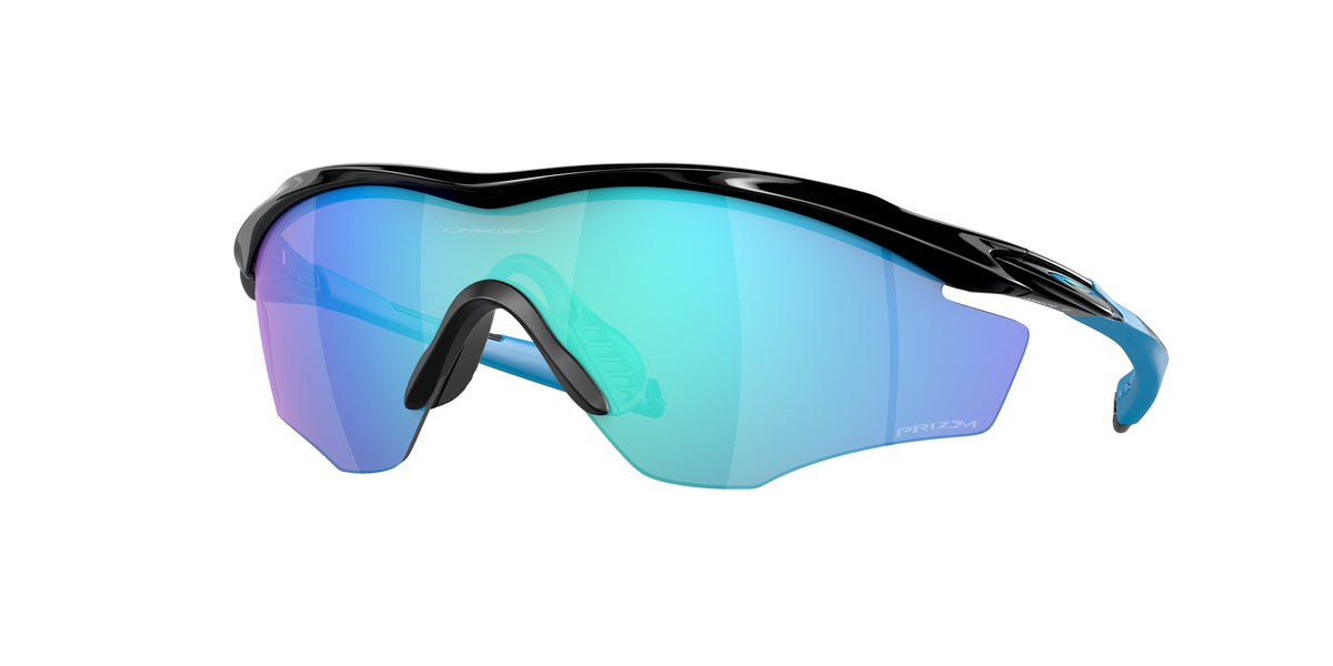 Oakley M2 FRAME XL OO9343 Shield Sunglasses 934321-Polished Black 56-121-145 - Color Map Black