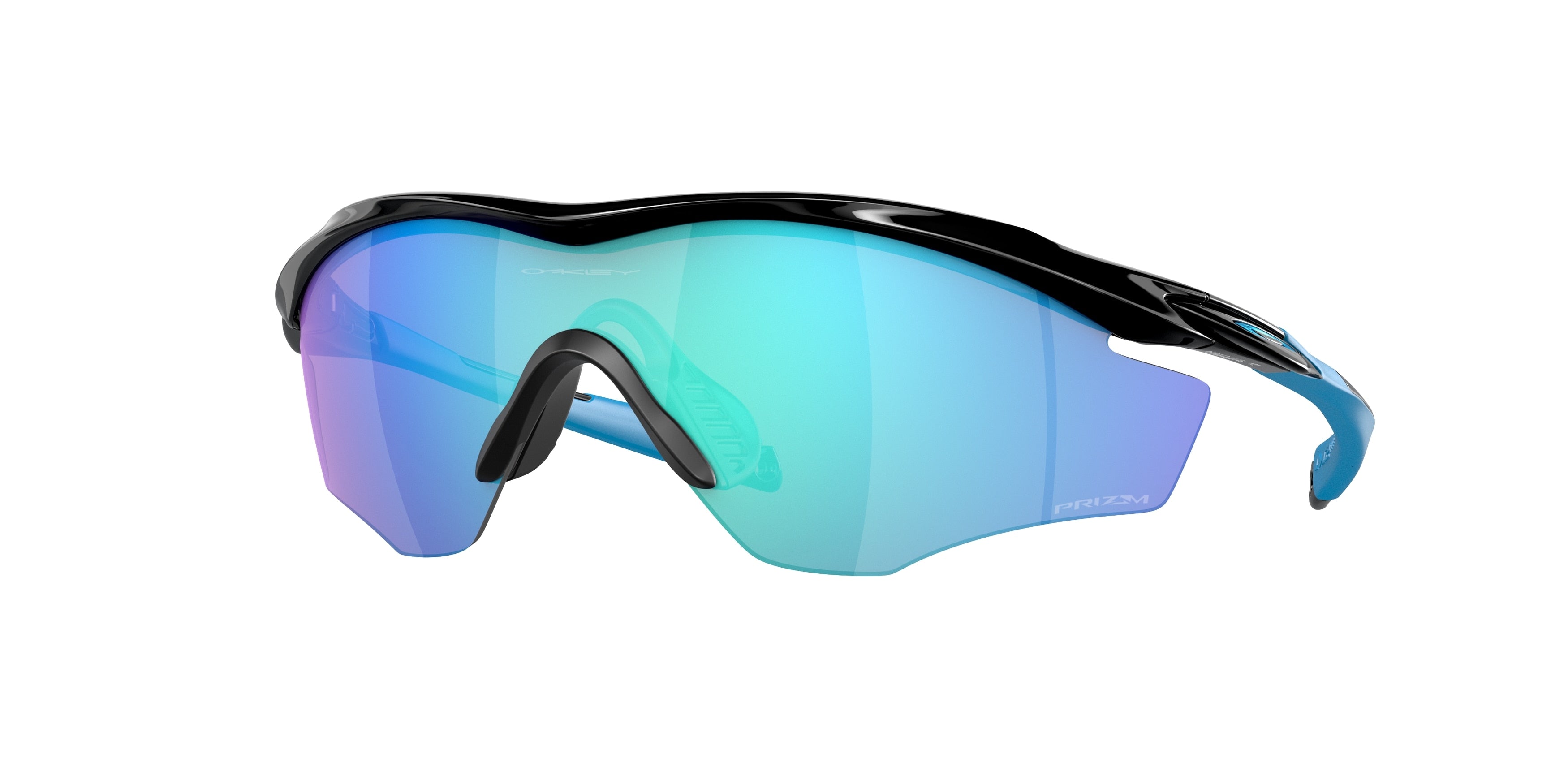 Oakley M2 FRAME XL OO9343 Shield Sunglasses 934321-Polished Black 56-121-145 - Color Map Black
