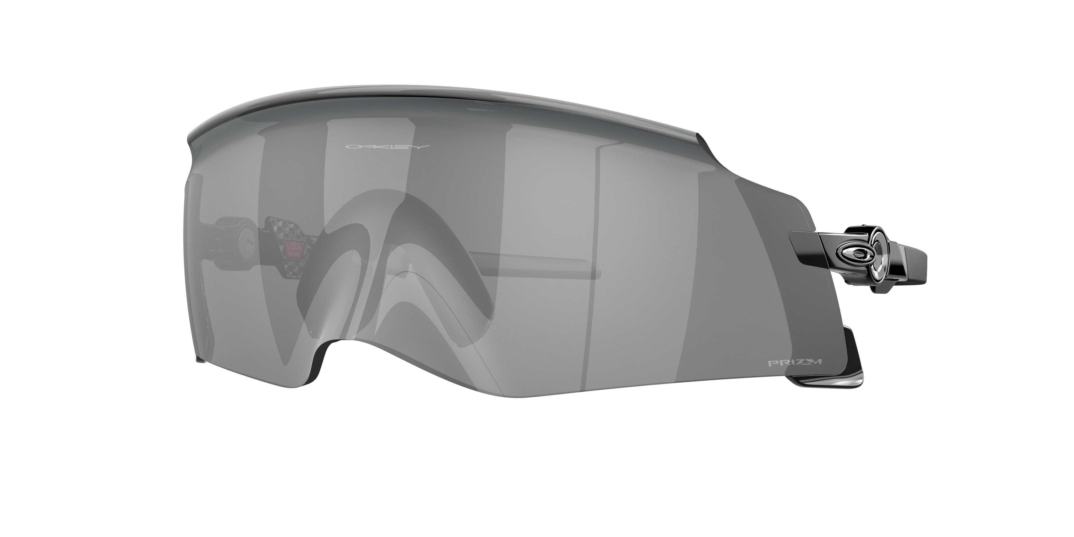 Oakley OAKLEY KATO OO9455 Shield Sunglasses  945501-Polished Black 49-136-149 - Color Map Black